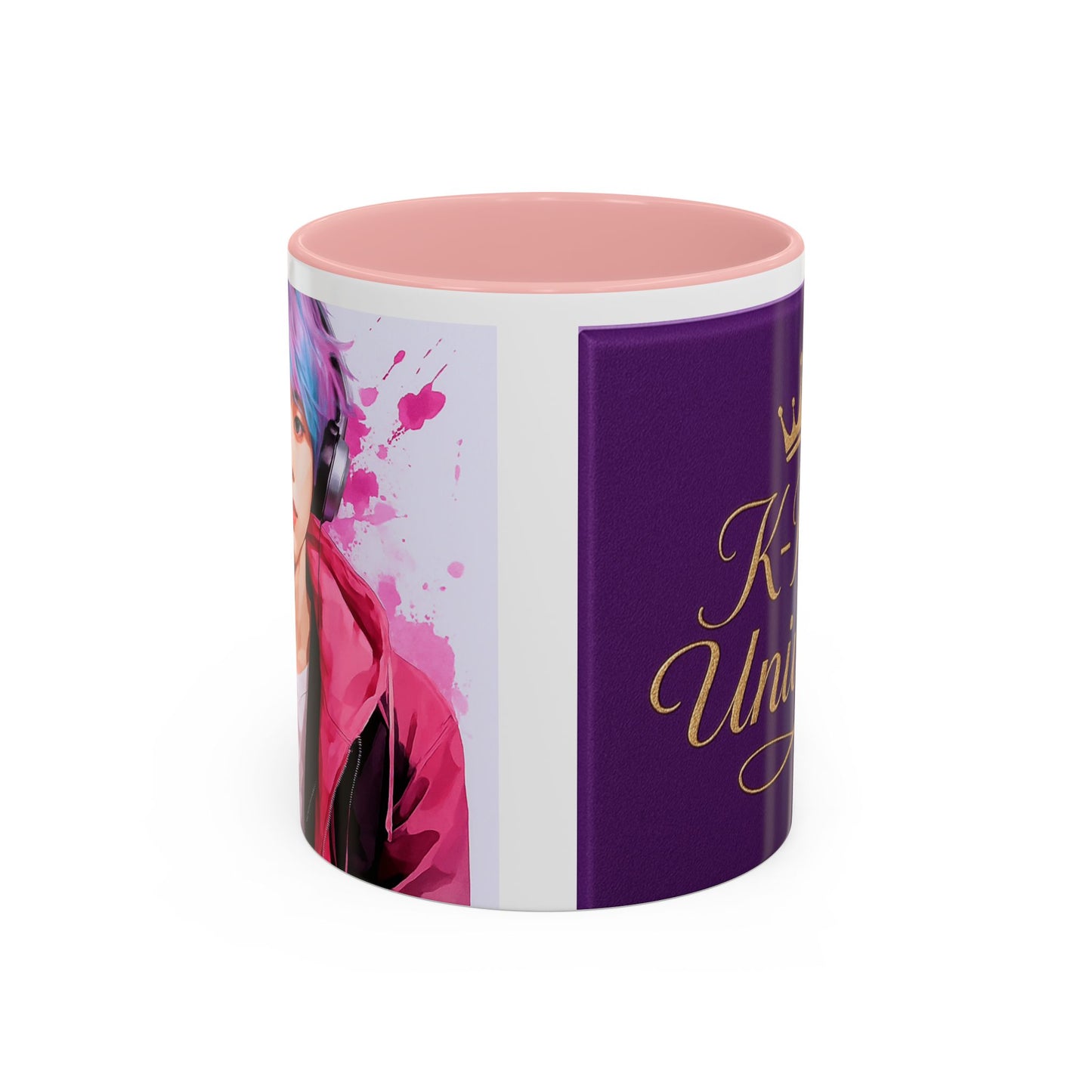 K-Pop Universe Accent, Double face,Coffee Mug - Perfect Gift for Fans, Unique Collectible, Music Lover's Mug, Trendy Drinkware, Birthday Present