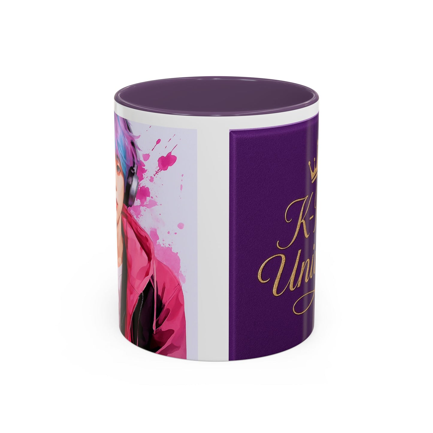K-Pop Universe Accent, Double face,Coffee Mug - Perfect Gift for Fans, Unique Collectible, Music Lover's Mug, Trendy Drinkware, Birthday Present