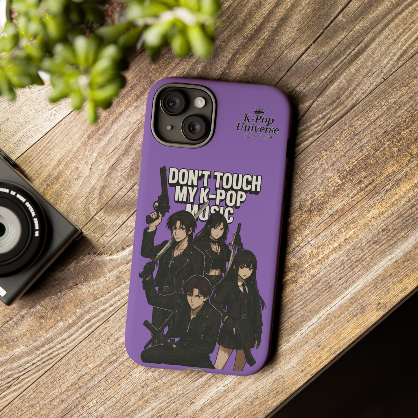 K-Pop Phone Case, Don't Touch My K-Pop Music Cover, Gift for Fans, Cute K-Pop Merchandise, Trending Phone Accessories