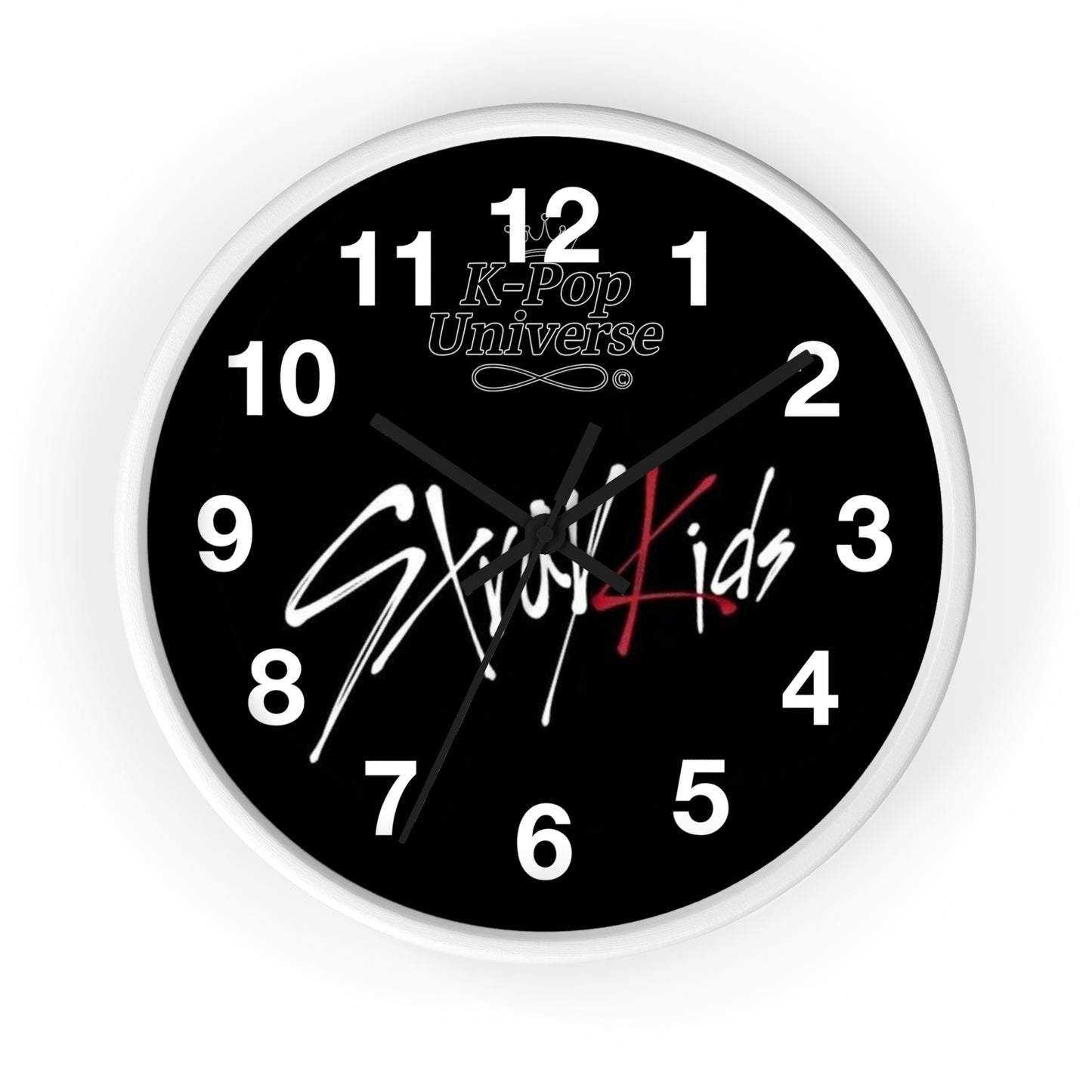 K-Pop Stray Kids Wall Clock, Unique Home Decor, Gift for Music Lovers, Cool Wall Art, Modern Timepiece, Fan Merchandise