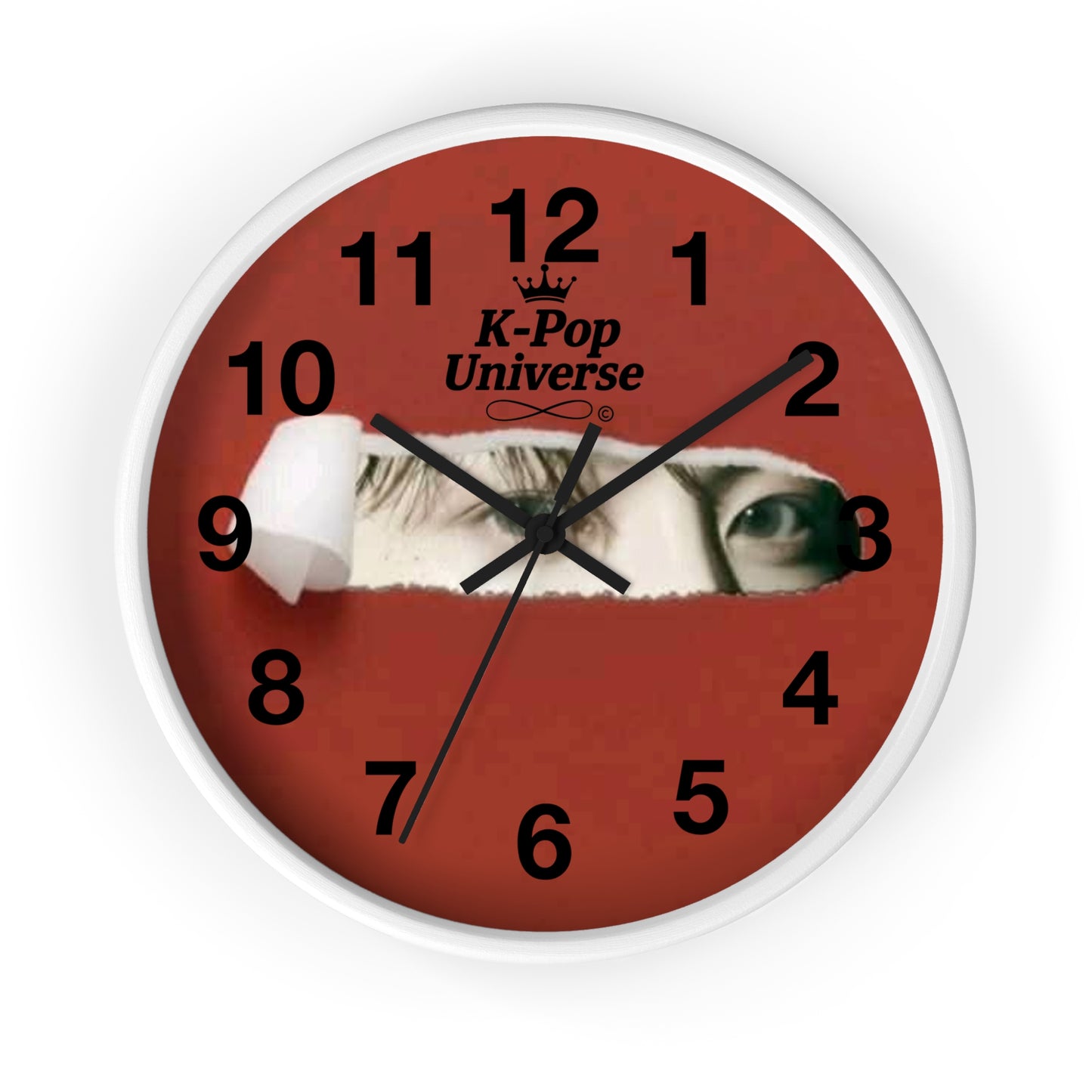 Wall Clock JK BTS/K-POPK-Pop Universe Wall Clock, K-Pop Decor, Unique Gift, Home Decoration, Music Lover Accessory, Trendy Wall Art