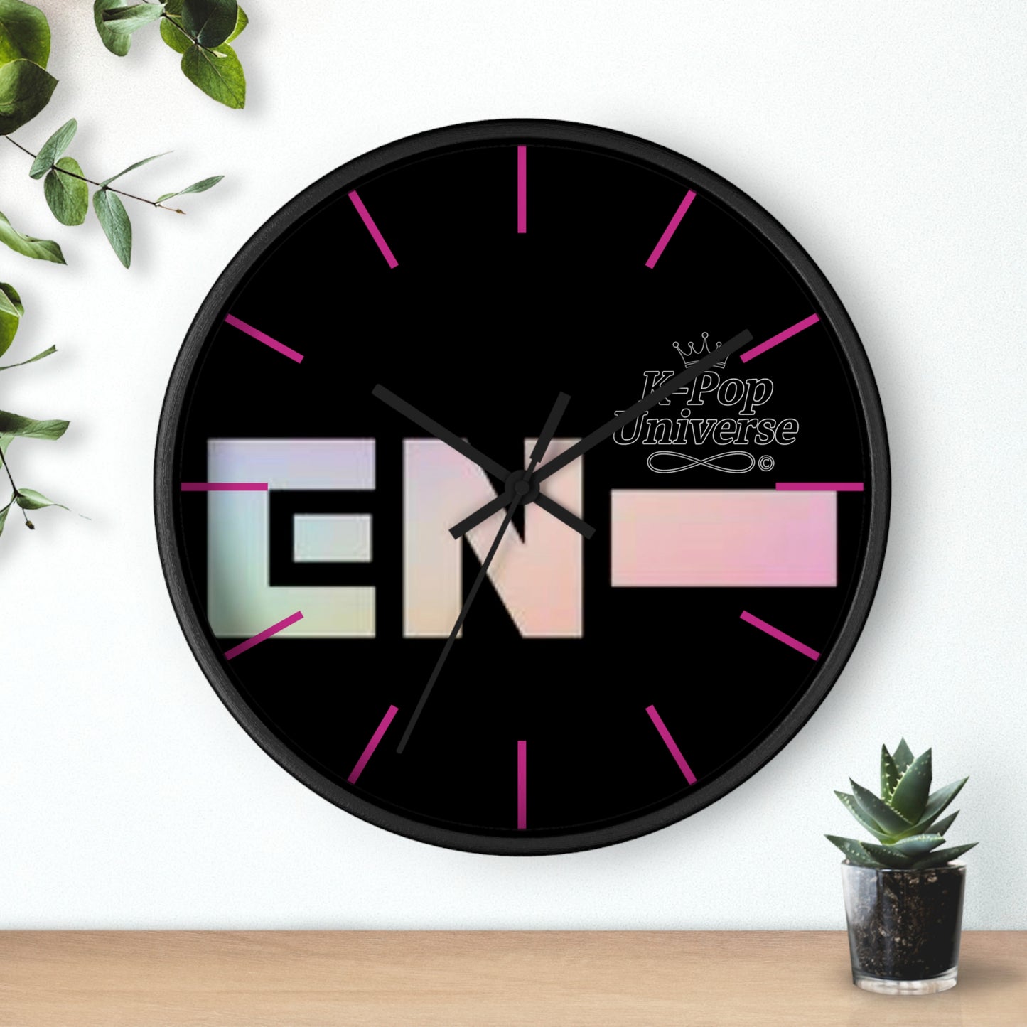 K-Pop Themed Wall Clock, Stylish Home Decor, J-Pop Universe Decoration, Unique Gift for Fans, Musician Inspired Wall Art