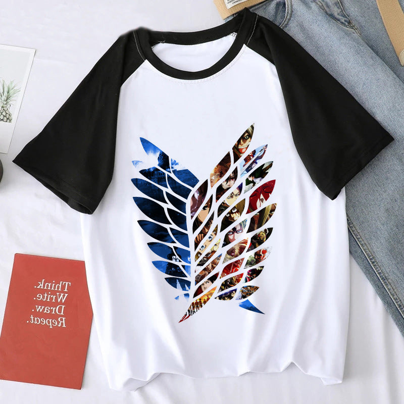 Y2k Japanese Anime Attack on Titan T Shirt Shingeki No K yoji🇯🇵