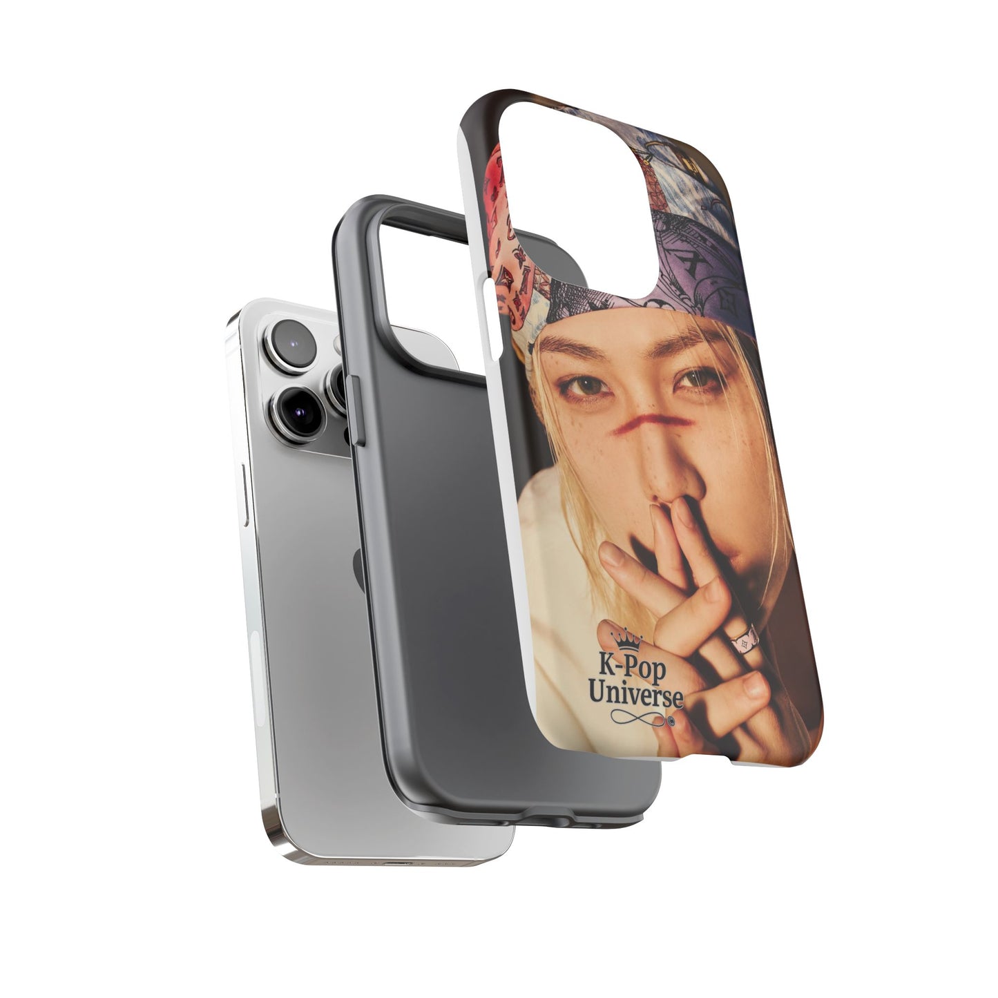 K-Pop Tough Phone Case, Stylish K-Pop Accessory, Trendy Gift for Fans, Birthday Present, Unique Phone Case Design