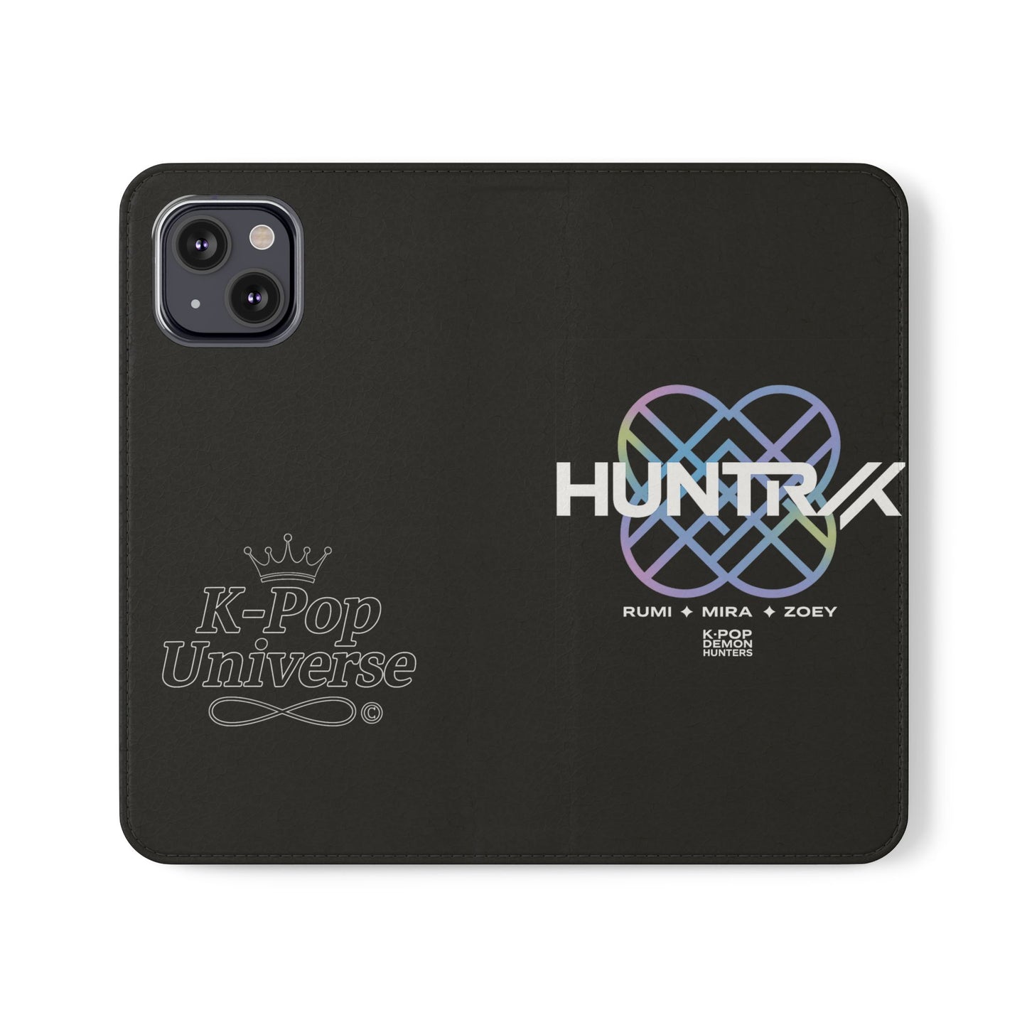 LIMITED EDITION❗K-Pop Universe Flip Cases - Stylish Phone Wallet, Perfect for Fans, Gift for Music Lovers, Trendy Accessory, Smartphones, Huntrax, K-POP demon hunters, k-pop universe