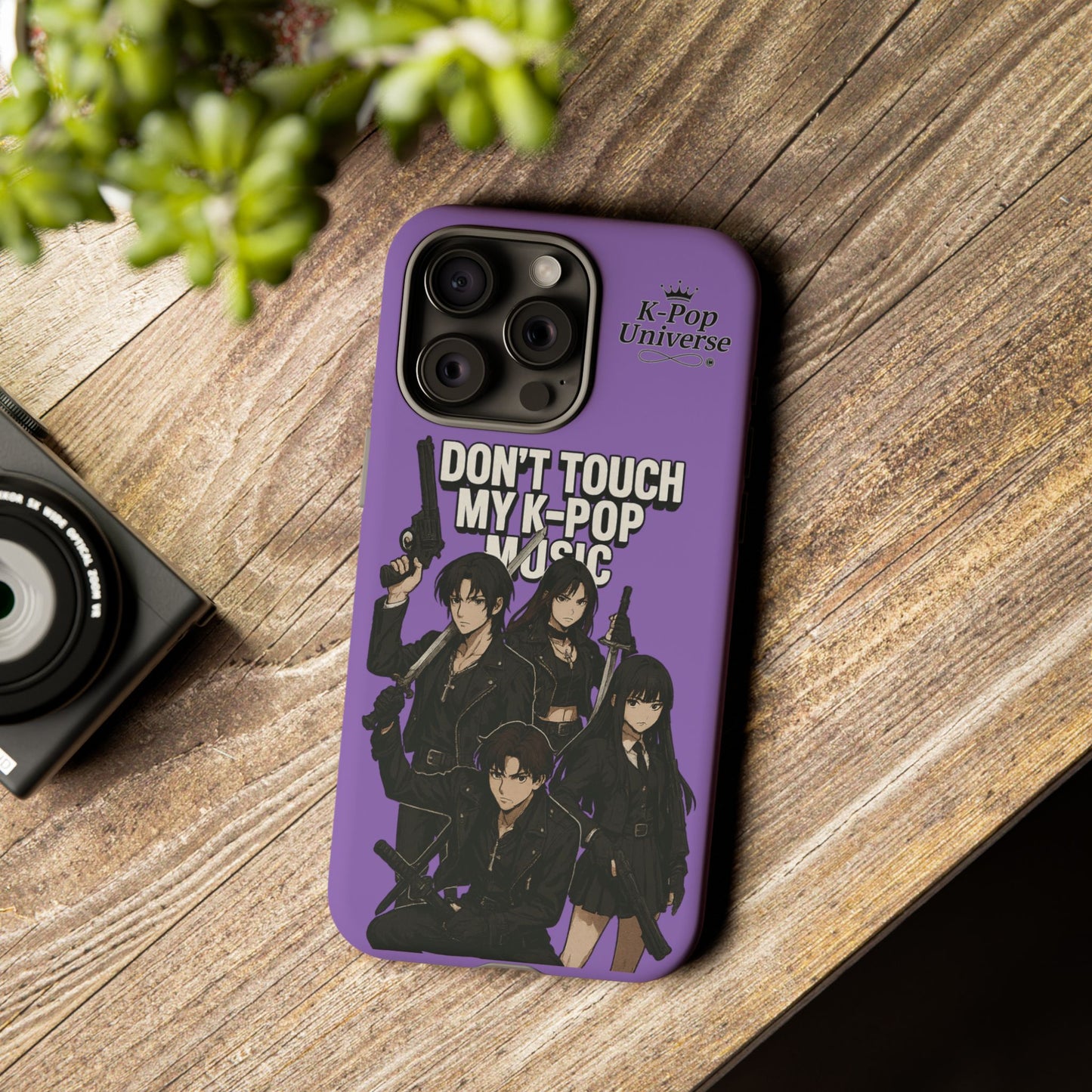 K-Pop Phone Case, Don't Touch My K-Pop Music Cover, Gift for Fans, Cute K-Pop Merchandise, Trending Phone Accessories