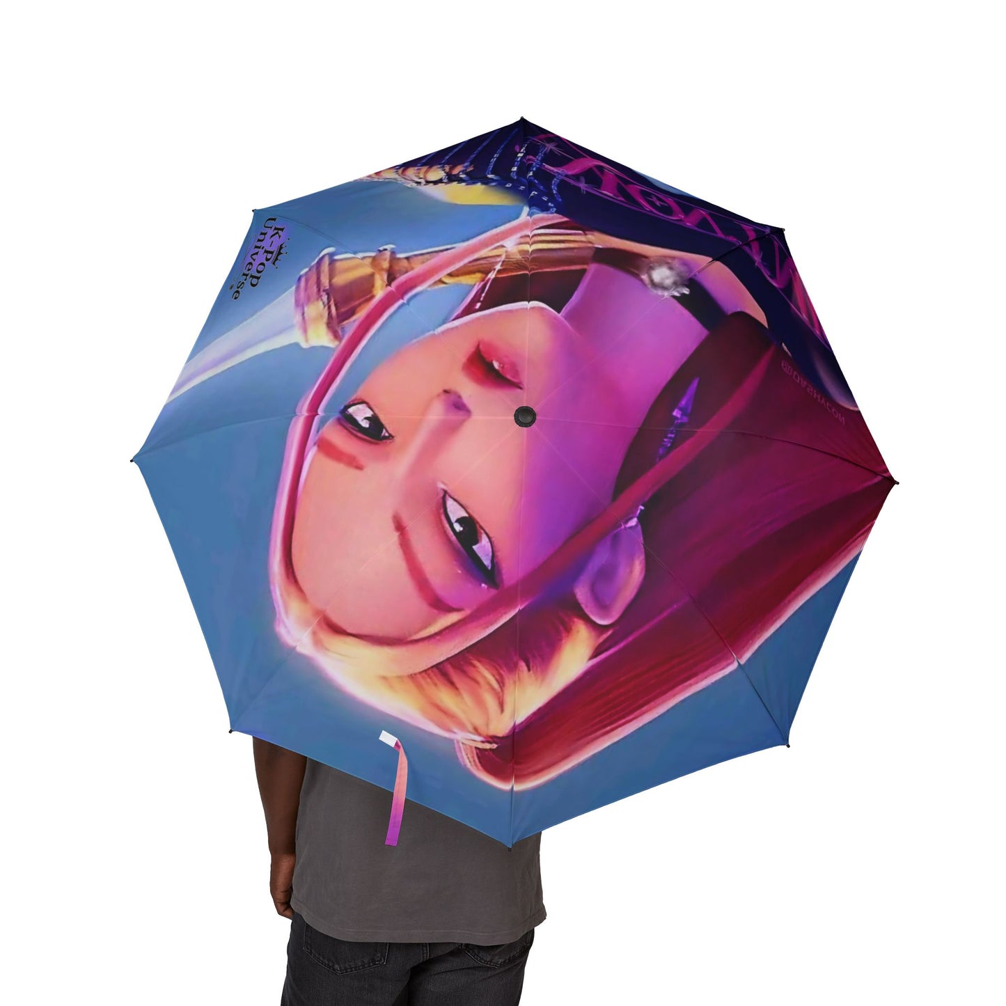 Stylish Foldable Umbrella with Trendy Design, Fashionable Rain Gear for Teens, Perfect Gift for Birthdays, Cosplay Events, and Festivals, k-pop demon Hunters