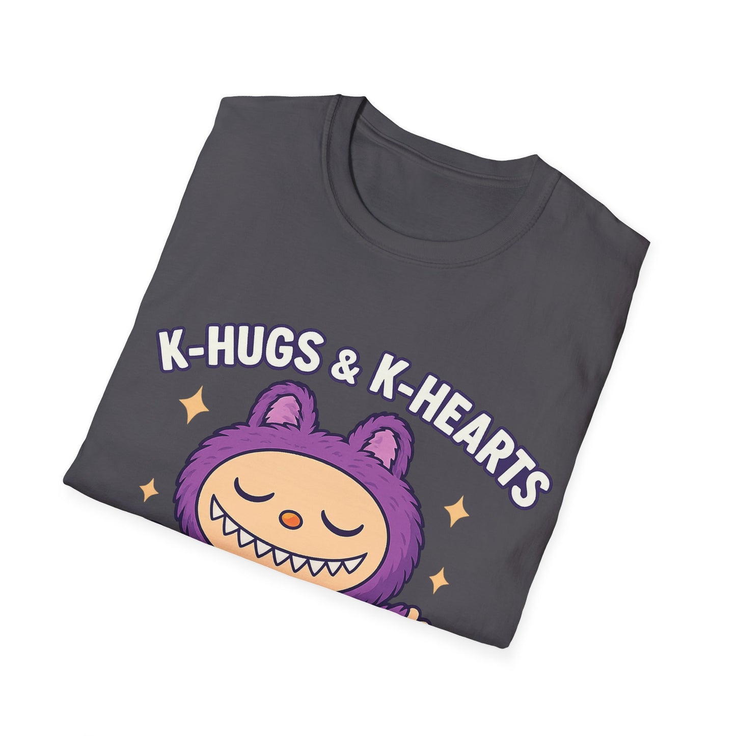 K-Pop Cute Character T-Shirt, Fun Fashion, Graphic Tees, Gift for Fans, Unique K-Pop Apparel, Cuteness Overload