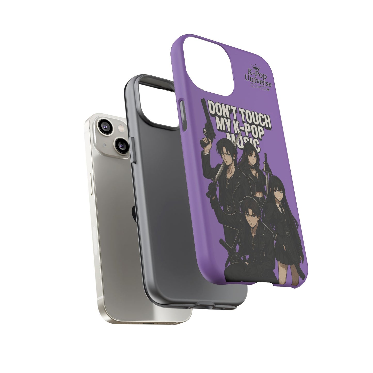 K-Pop Phone Case, Don't Touch My K-Pop Music Cover, Gift for Fans, Cute K-Pop Merchandise, Trending Phone Accessories