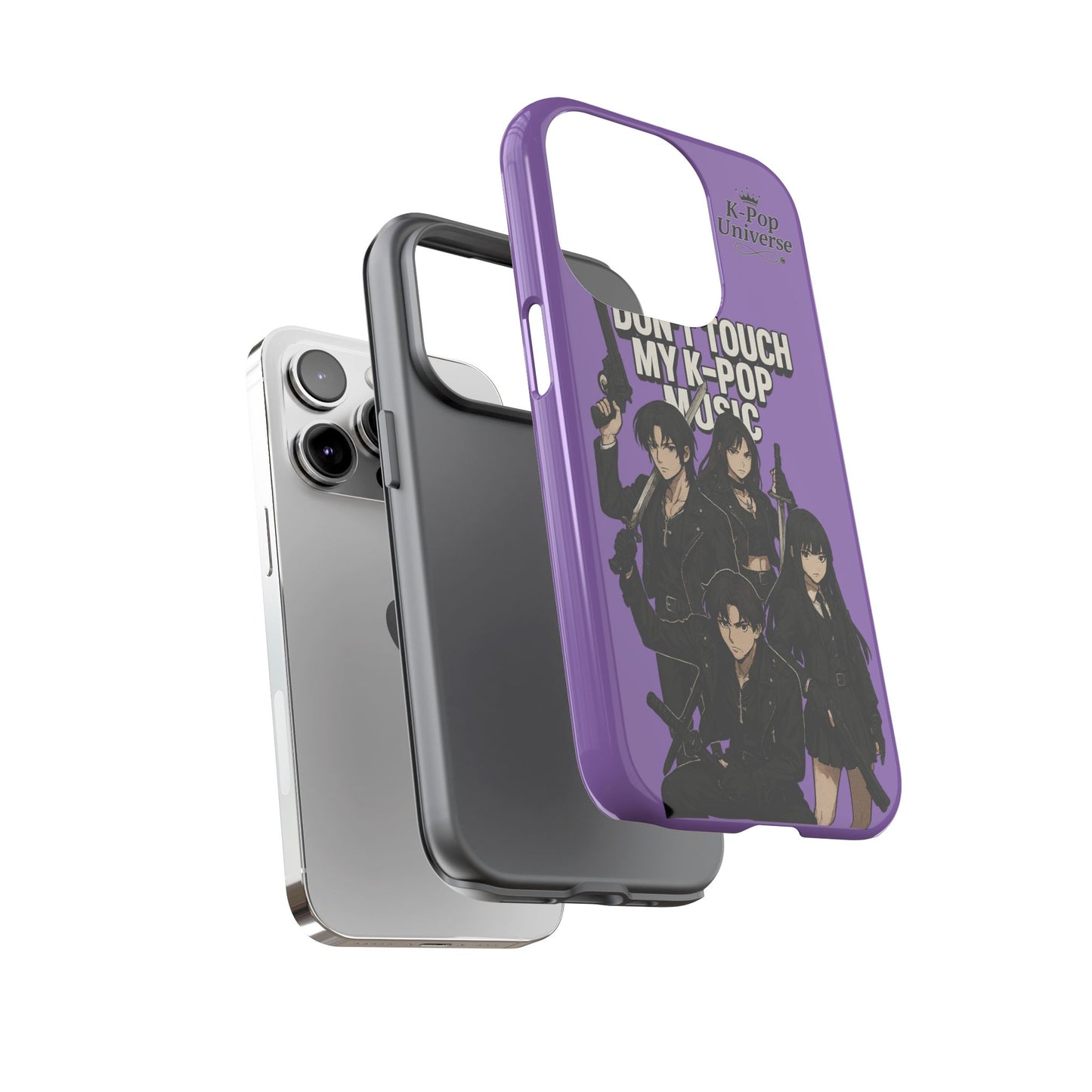 K-Pop Phone Case, Don't Touch My K-Pop Music Cover, Gift for Fans, Cute K-Pop Merchandise, Trending Phone Accessories