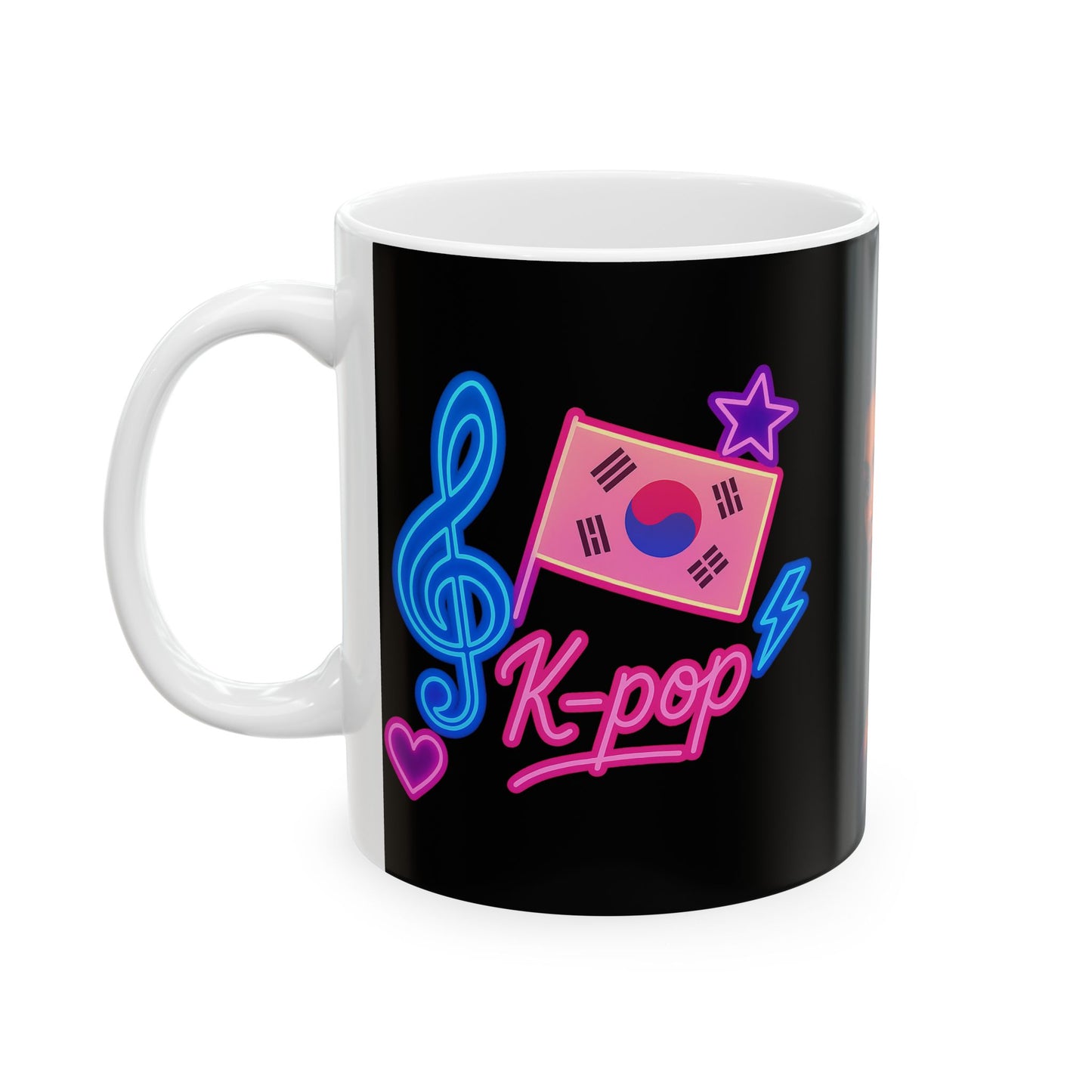 K-Pop Universe Mug, Trendy Ceramic Beverage Cup, Gift for Fans, Coffee Tea Lover, Music Merchandise