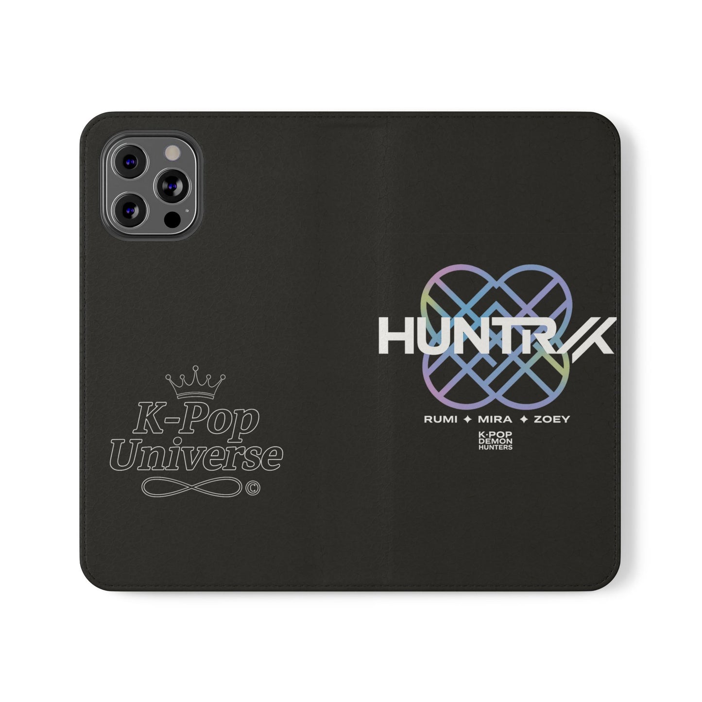 LIMITED EDITION❗K-Pop Universe Flip Cases - Stylish Phone Wallet, Perfect for Fans, Gift for Music Lovers, Trendy Accessory, Smartphones, Huntrax, K-POP demon hunters, k-pop universe