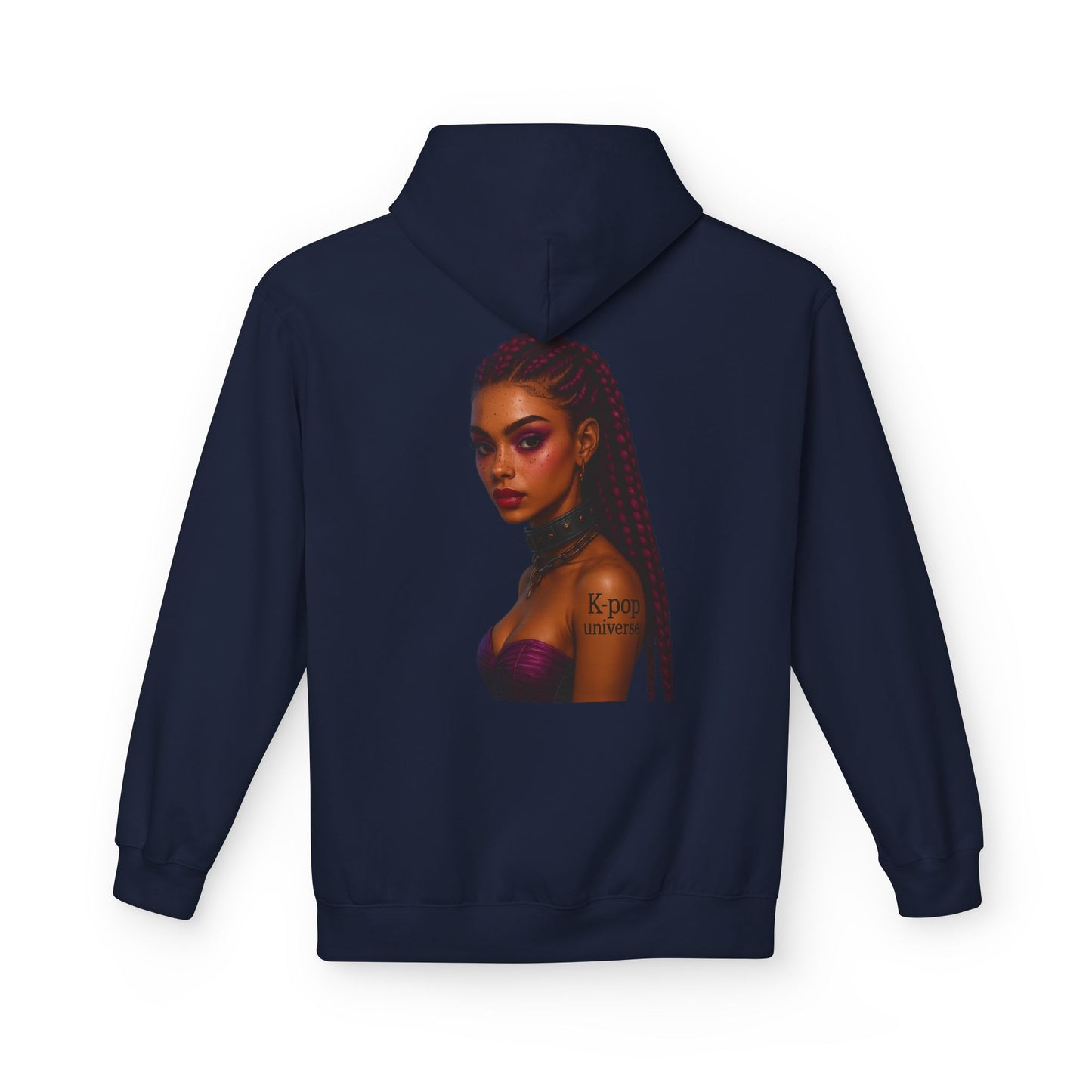 K-Pop Universe Stylish Unisex Fleece Hoodie | Cozy Concert Attire, Gift for Music Lovers, Casual Streetwear, Festival Outfit, Trendy Apparel