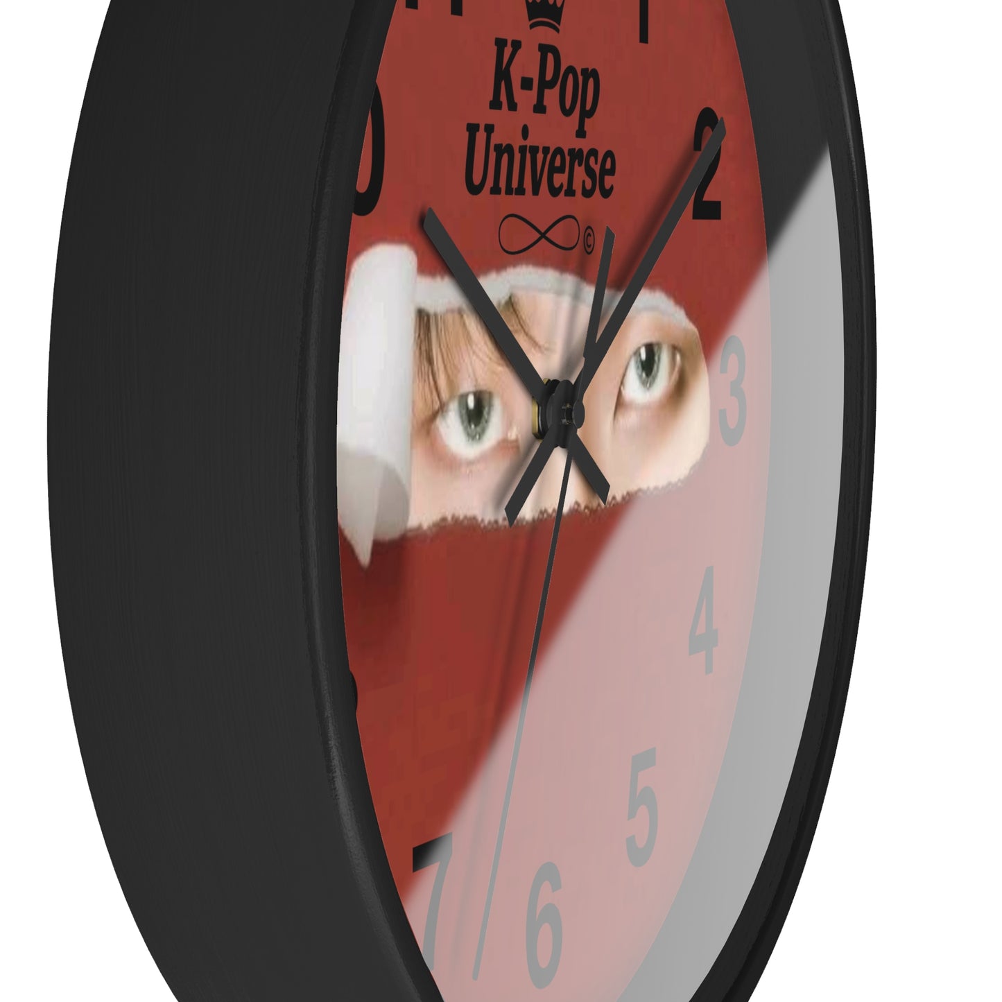 K-Pop Themed Wall Clock, Unique Home Decor, Gift for Fans, Music Room Essential, Stylish Timepiece