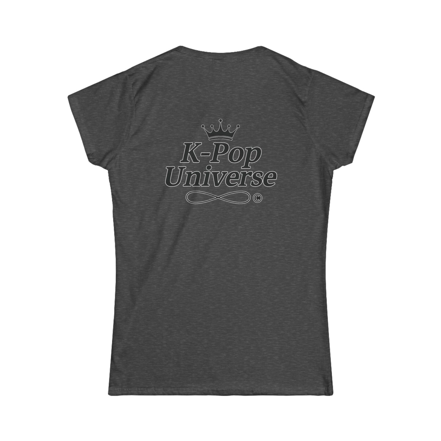 V/BTS/K-Pop Universe Women's Softstyle Tee, Trendy Graphic Tee, Casual K-Pop Shirt, Gift for Fans, Stylish Concert Outfit