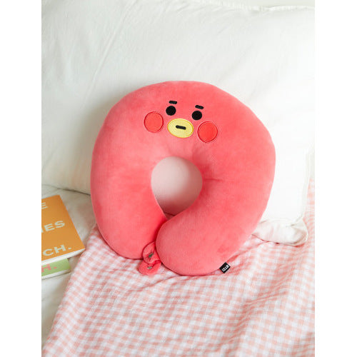 Bulletproof Youth Group Cartoon Baby U-Shaped Pillow Cute Plush Doll Lunch Break Travel Car BTS Cervical Pillow