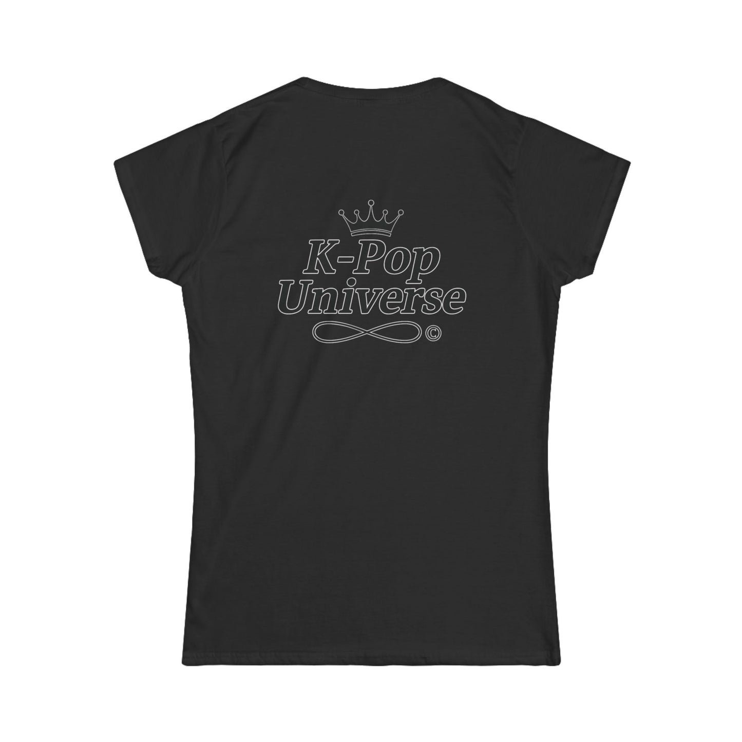 V/BTS/K-Pop Universe Women's Softstyle Tee, Trendy Graphic Tee, Casual K-Pop Shirt, Gift for Fans, Stylish Concert Outfit