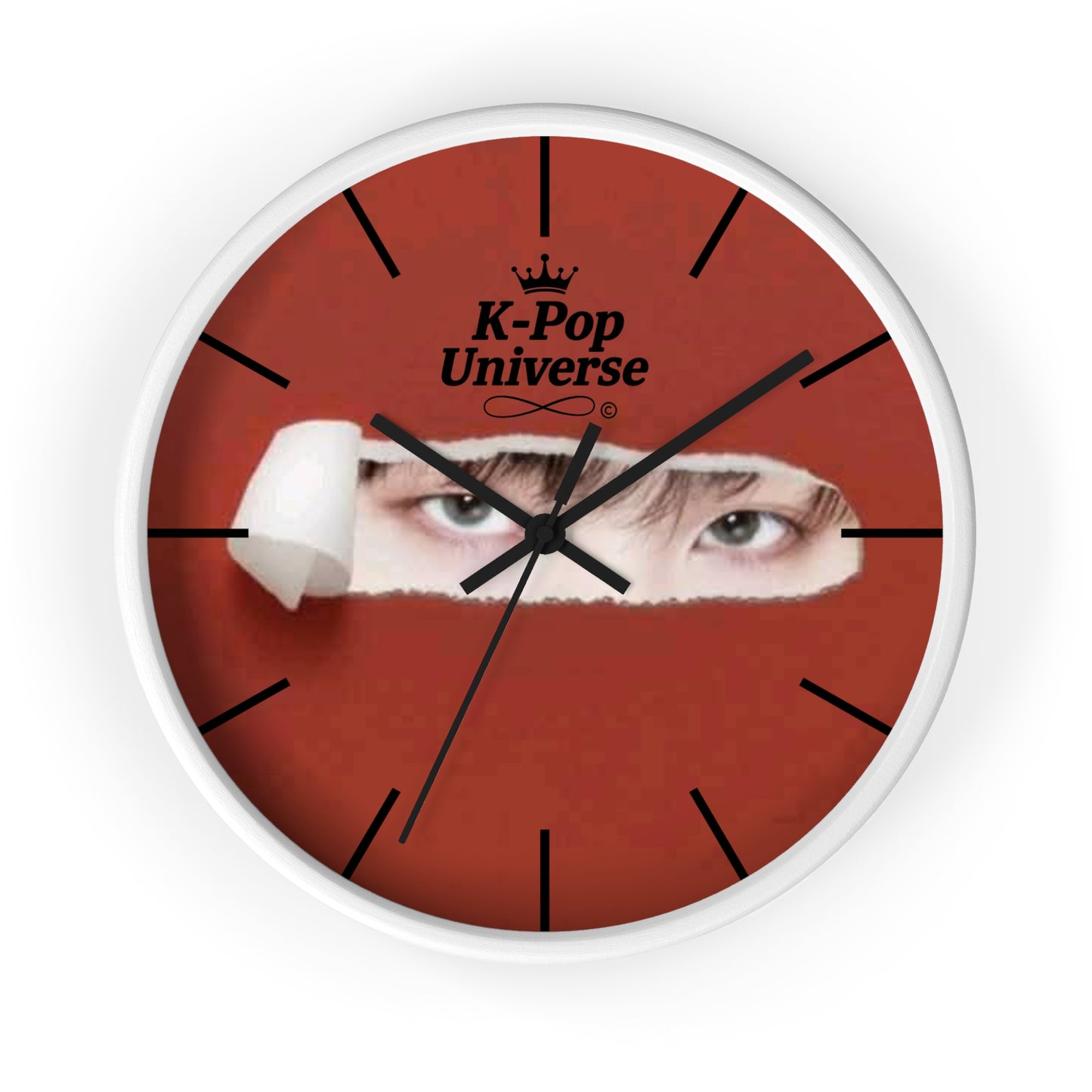 Wall Clock,K-Pop Universe Wall Clock, K-Pop Decor, Unique Gift, Home Decoration, Music Lover Accessory, Trendy Wall Art/Suga/bts