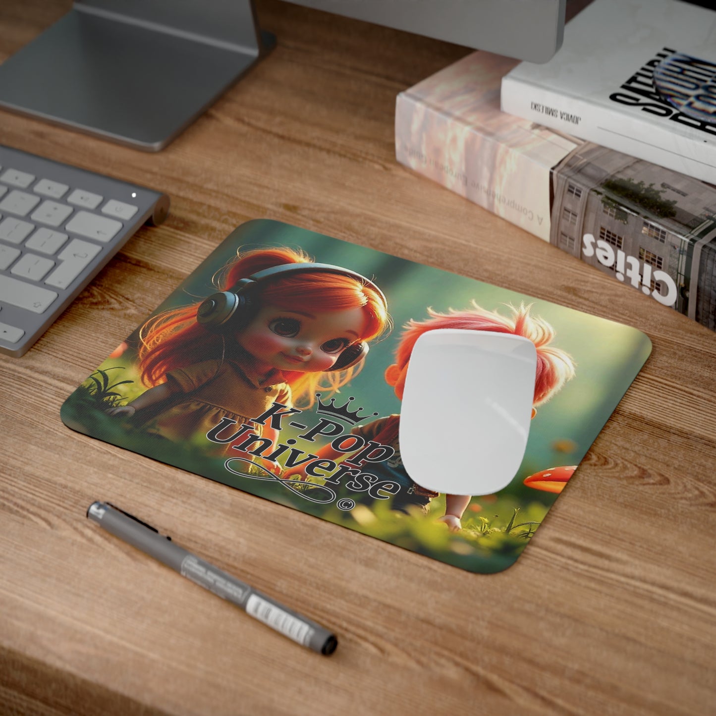 K-Pop Universe Desk Mouse Pad, Gamer Gift, Home Office Decor, K-Pop Merch, Cute Mousepad for Fans, Ideal for Birthdays #nelvkpop