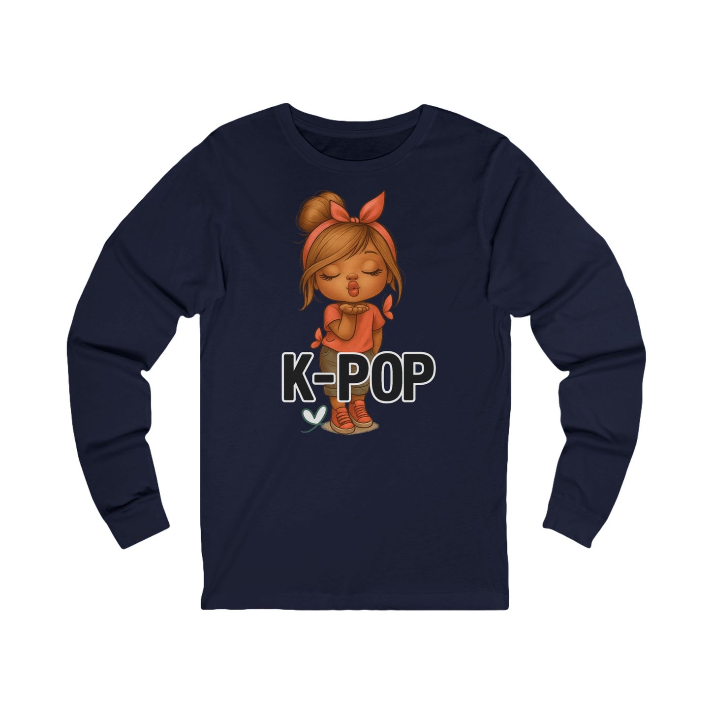 K-Pop Unisex Long Sleeve Tee, Trendy K-Pop Shirt, Perfect Gift for Fans, Music Tee for Concerts, Stylish Everyday Wear