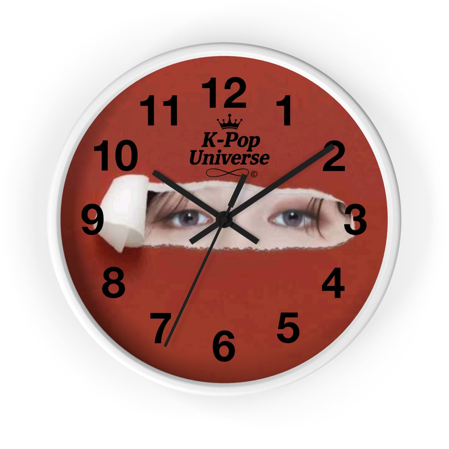 K-Pop Universe Wall Clock, Unique Home Decor, Music Lover Gift, Stylish Timepiece, K-Pop Fan Decor, Room Accent,Jimin /BTS