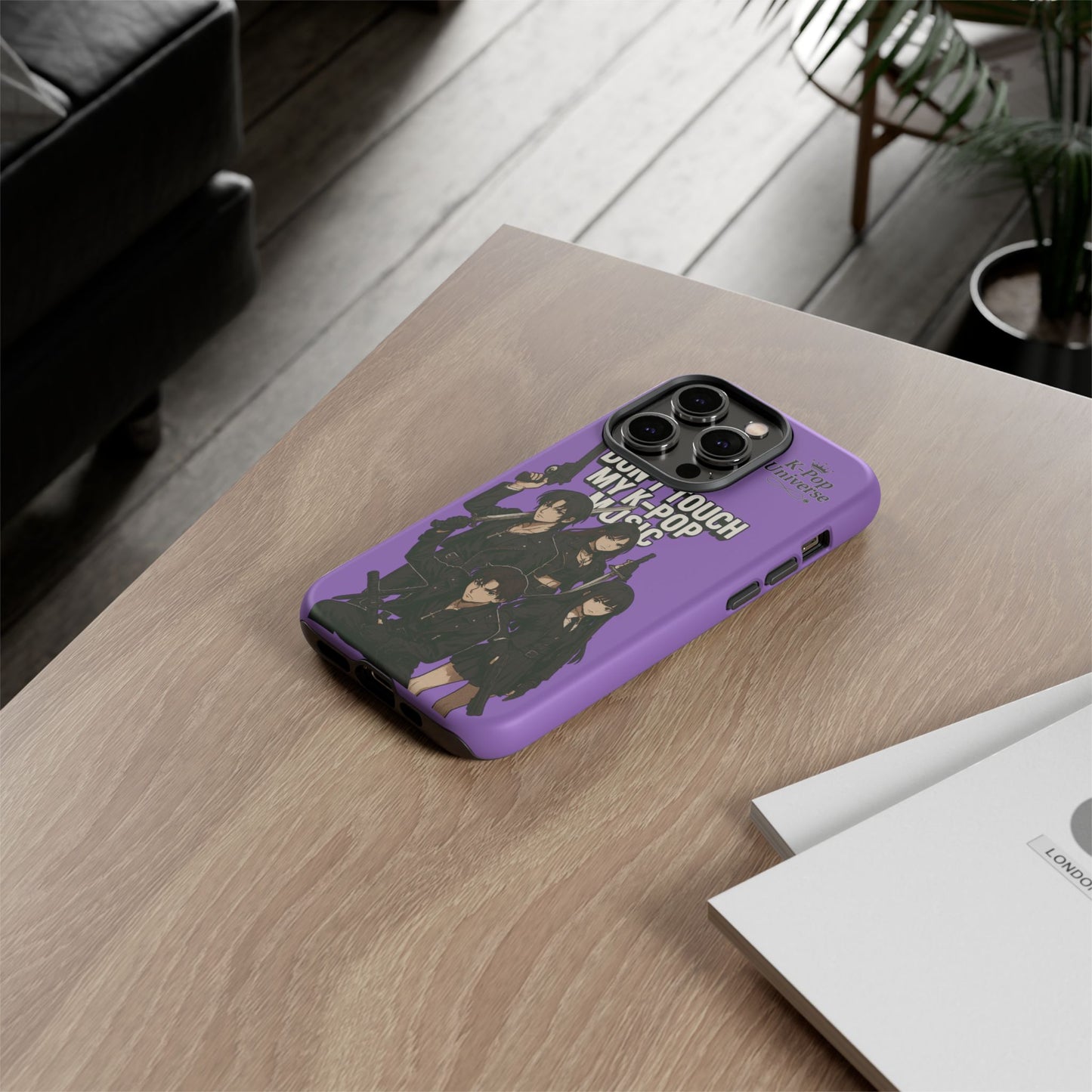 K-Pop Phone Case, Don't Touch My K-Pop Music Cover, Gift for Fans, Cute K-Pop Merchandise, Trending Phone Accessories