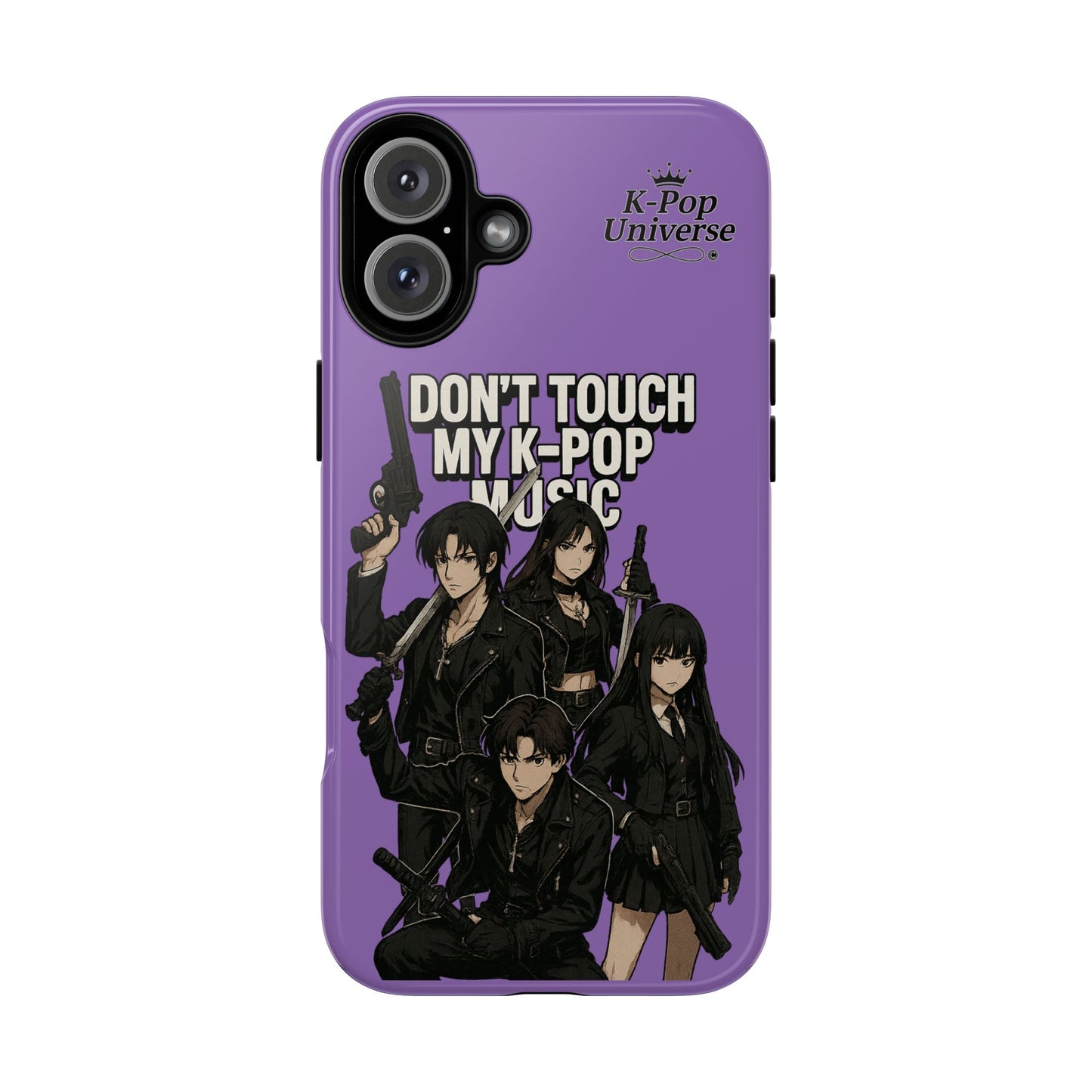 K-Pop Phone Case, Don't Touch My K-Pop Music Cover, Gift for Fans, Cute K-Pop Merchandise, Trending Phone Accessories