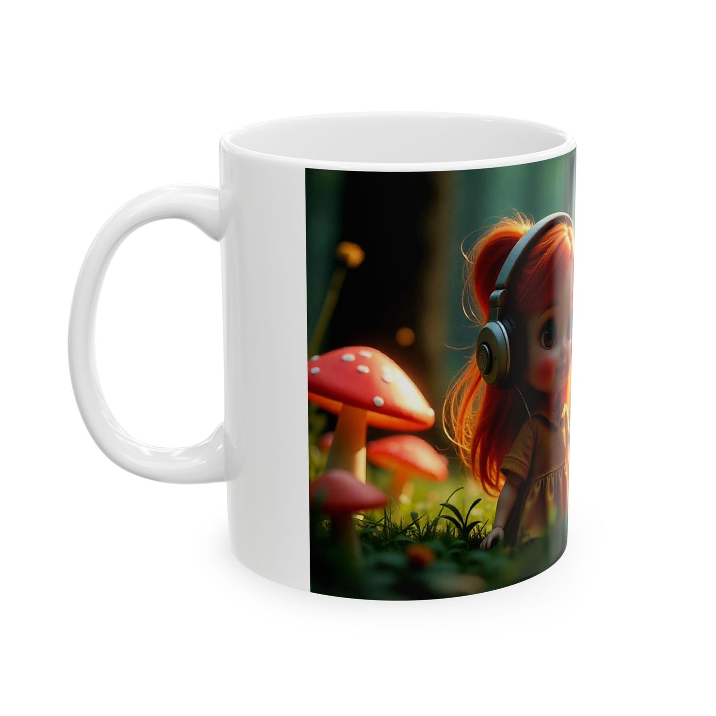 Playful Friendship Ceramic Mug | Cute Character Design for Kids, Gift for Friends, Family Coffee Mug, Ceramic Gift, Birthday Mug, K-pop, k-pop universe