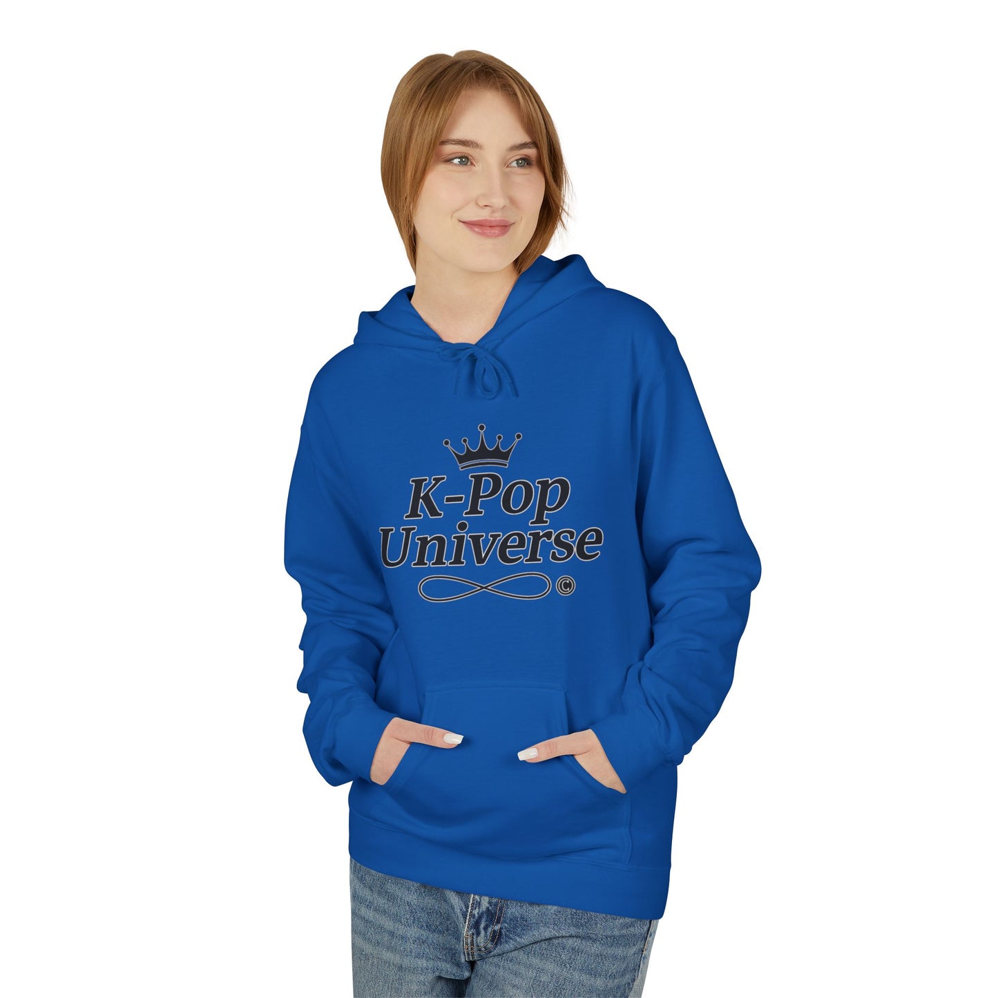 K-Pop Universe Stylish Unisex Fleece Hoodie | Cozy Concert Attire, Gift for Music Lovers, Casual Streetwear, Festival Outfit, Trendy Apparel