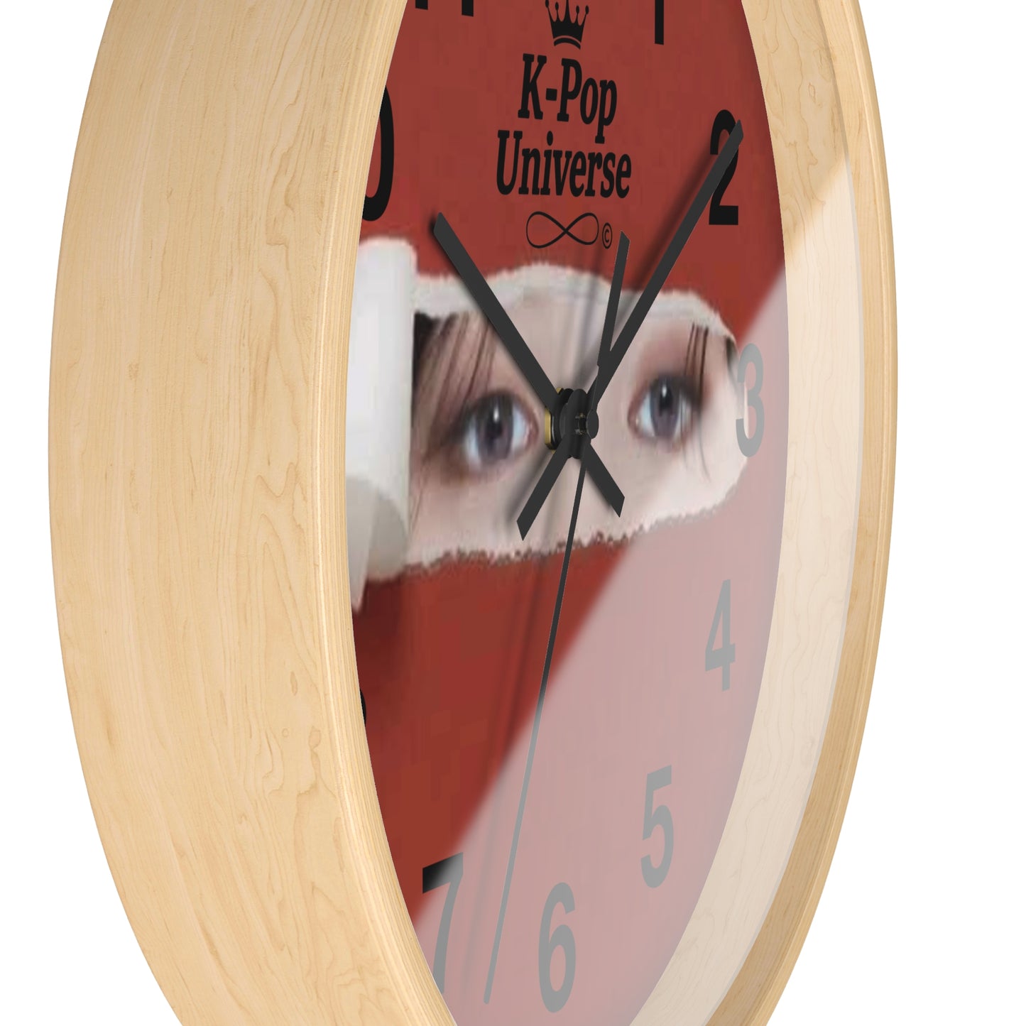 K-Pop Universe Wall Clock, Unique Home Decor, Music Lover Gift, Stylish Timepiece, K-Pop Fan Decor, Room Accent,Jimin /BTS