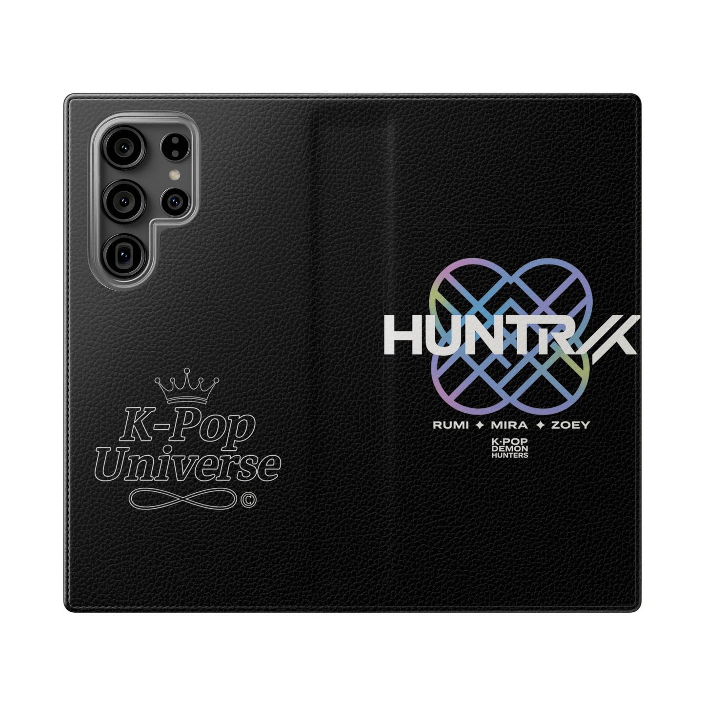 LIMITED EDITION❗K-Pop Universe Flip Cases - Stylish Phone Wallet, Perfect for Fans, Gift for Music Lovers, Trendy Accessory, Smartphones, Huntrax, K-POP demon hunters, k-pop universe