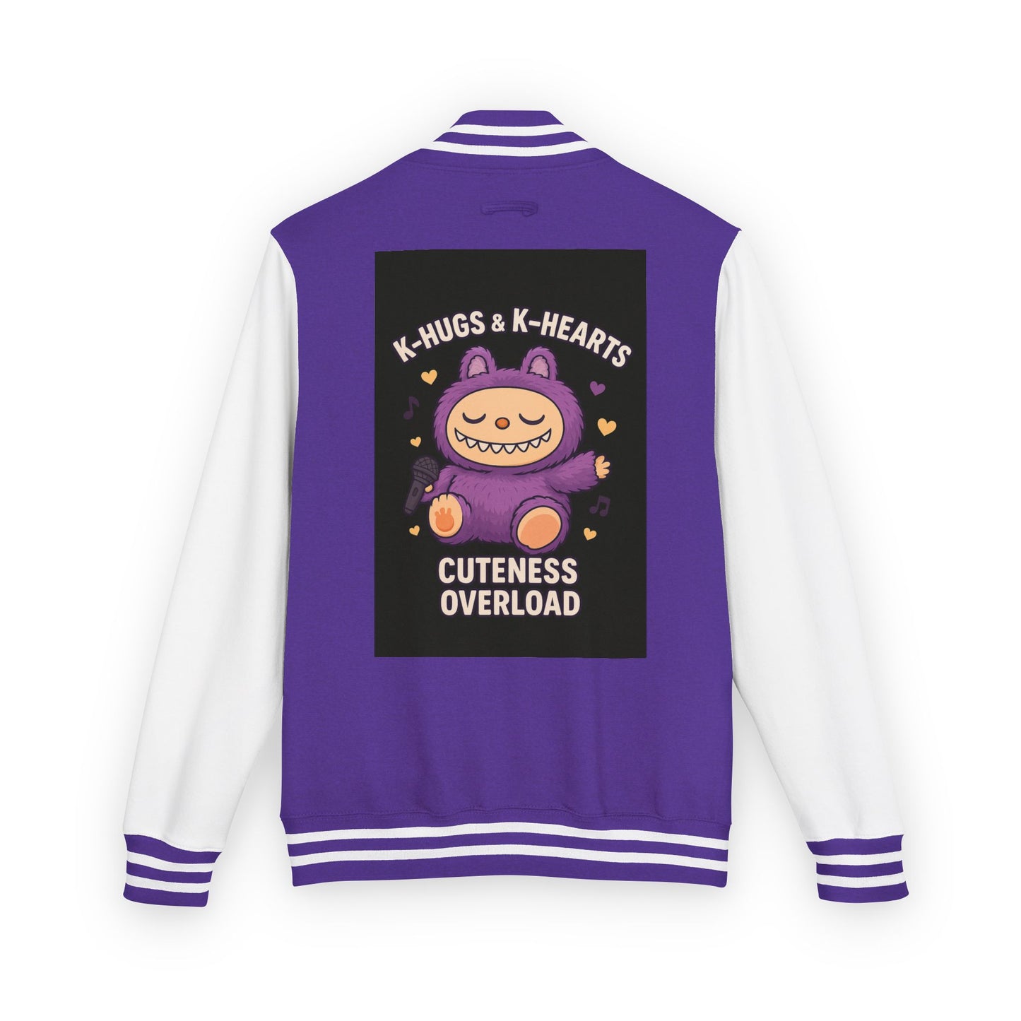 K-Pop Universe Letterman Jacket, Trendy Unisex Varsity Jacket, Cute Gift for K-Pop Fans, Stylish Casual Wear, Anime Inspired Apparel