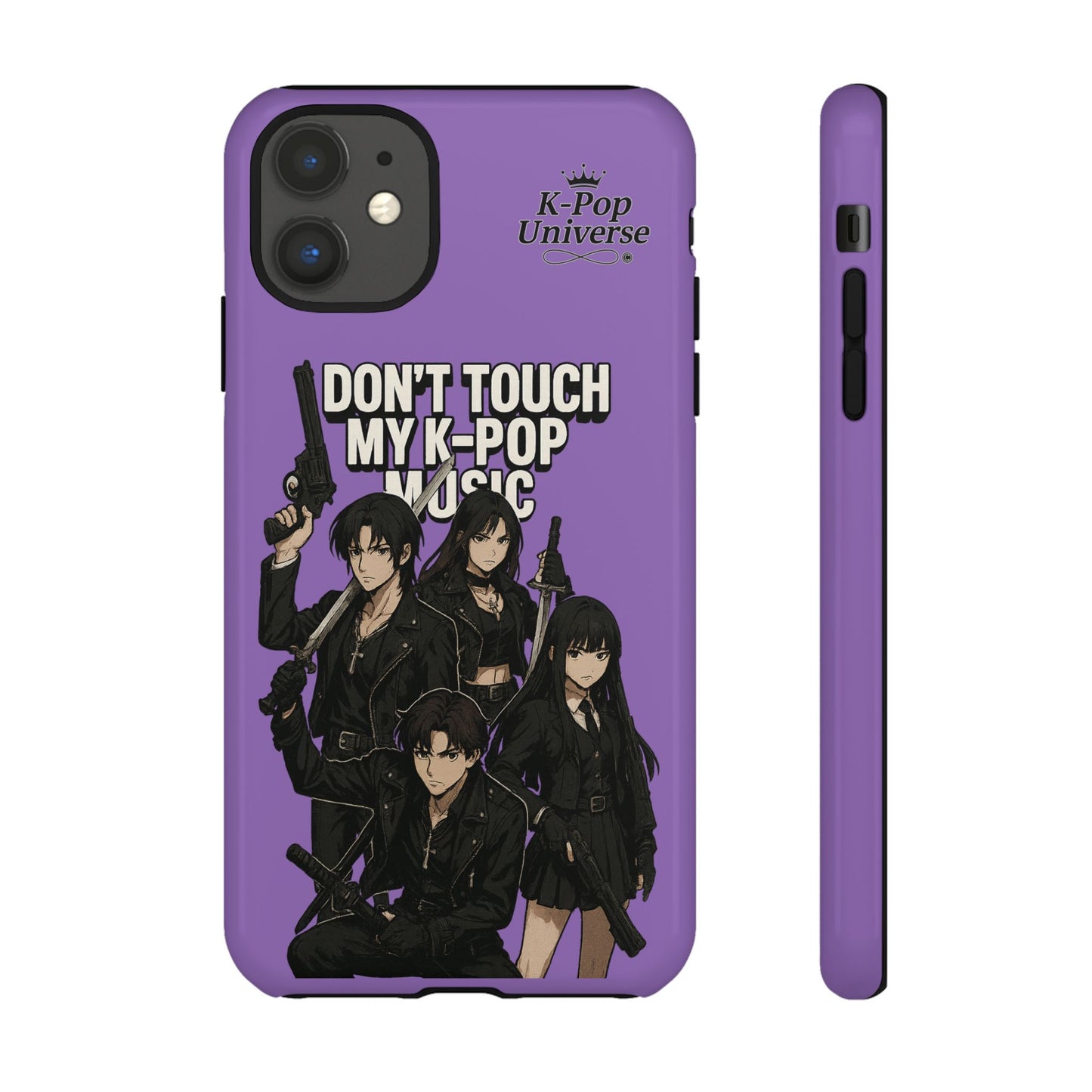 K-Pop Phone Case, Don't Touch My K-Pop Music Cover, Gift for Fans, Cute K-Pop Merchandise, Trending Phone Accessories