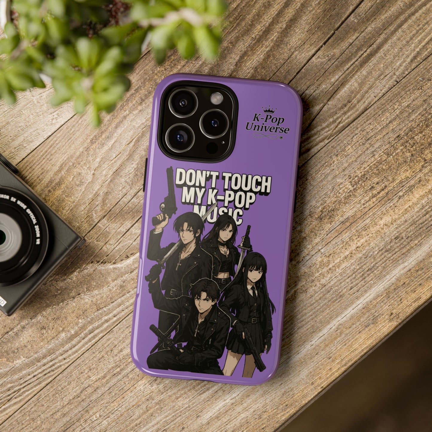 K-Pop Phone Case, Don't Touch My K-Pop Music Cover, Gift for Fans, Cute K-Pop Merchandise, Trending Phone Accessories