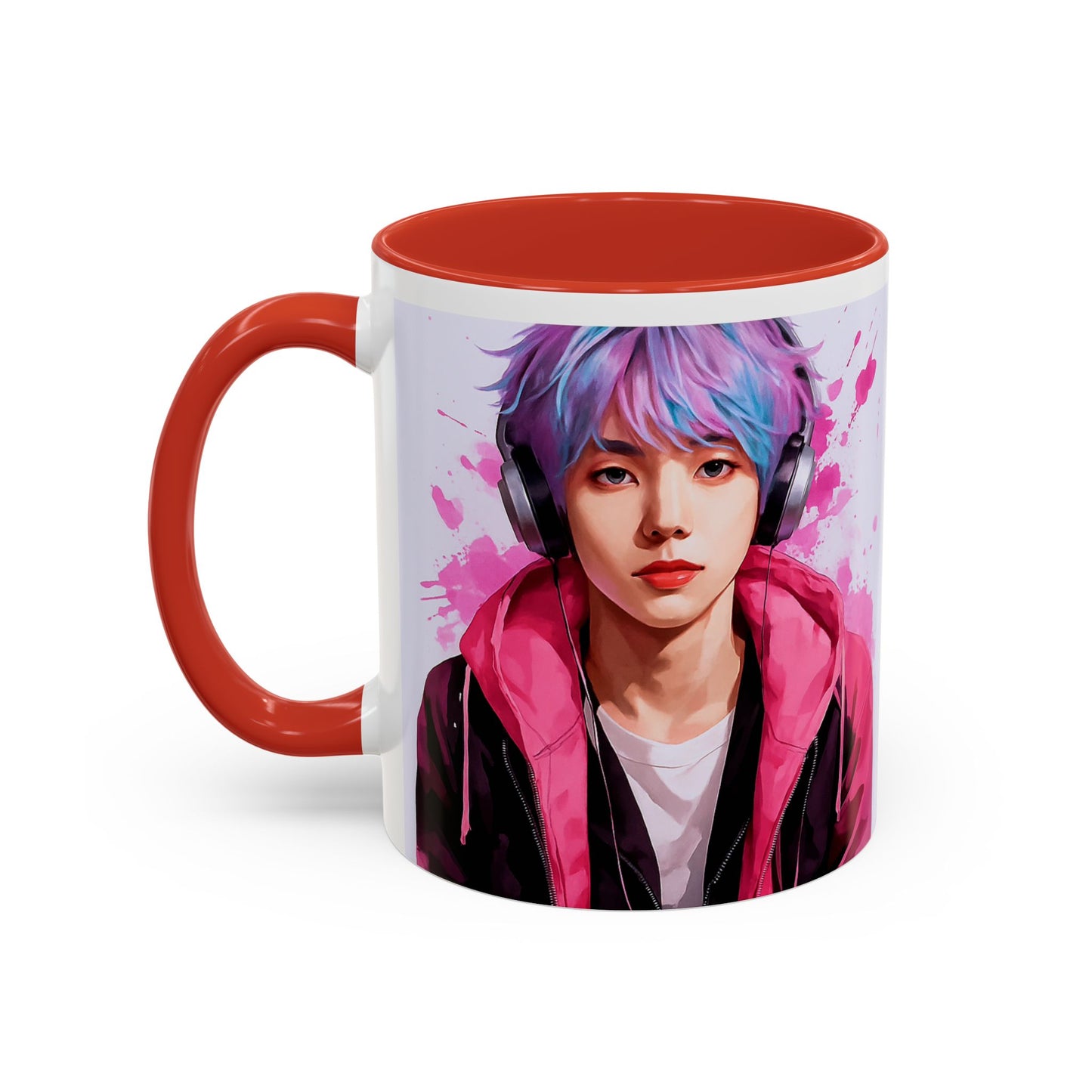 K-Pop Universe Accent, Double face,Coffee Mug - Perfect Gift for Fans, Unique Collectible, Music Lover's Mug, Trendy Drinkware, Birthday Present