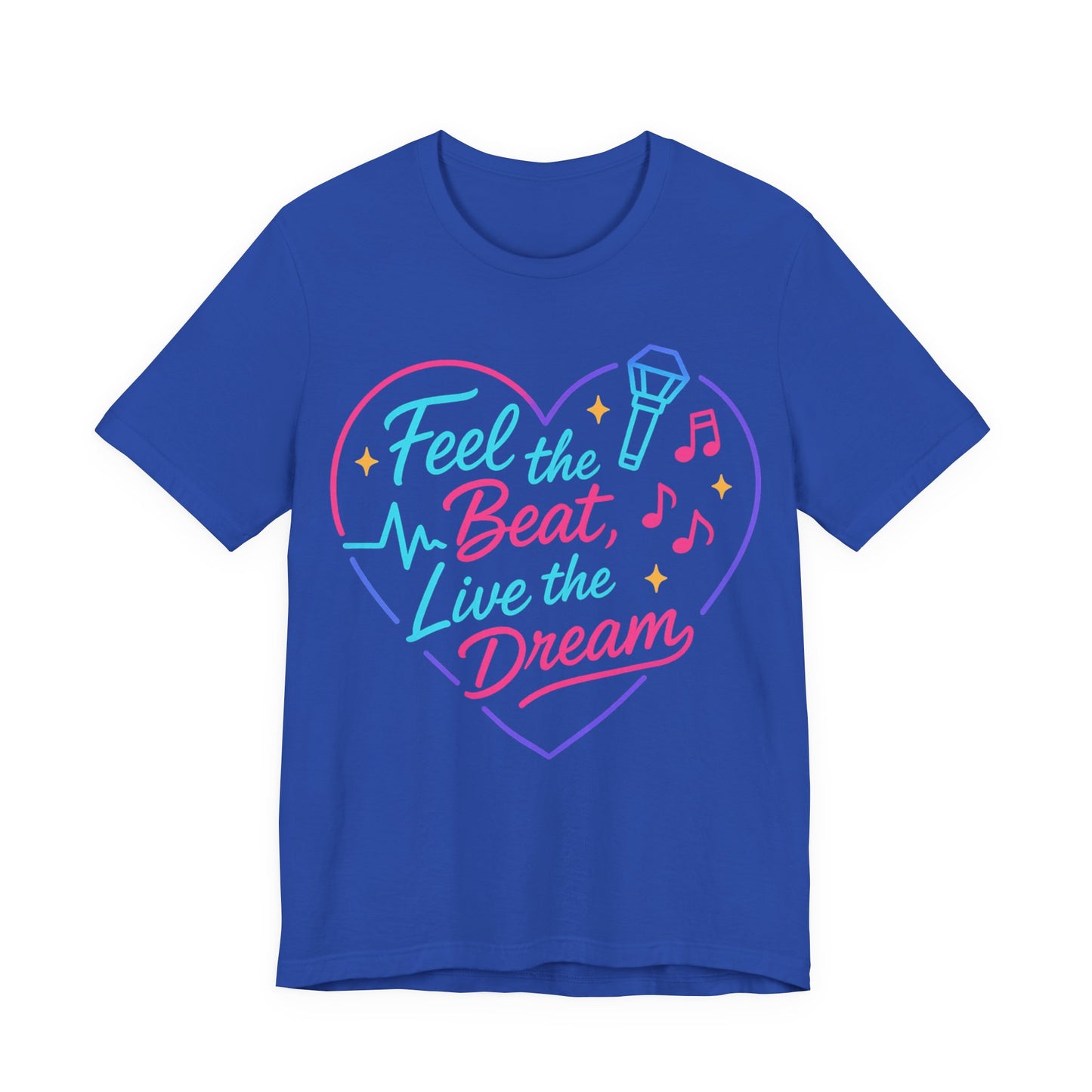 K-Pop Inspired Graphic Tee for Music Lovers, Feel the Beat T-Shirt, Unisex Music Tee, Concert Apparel, Gift for Fans, Festival Wear