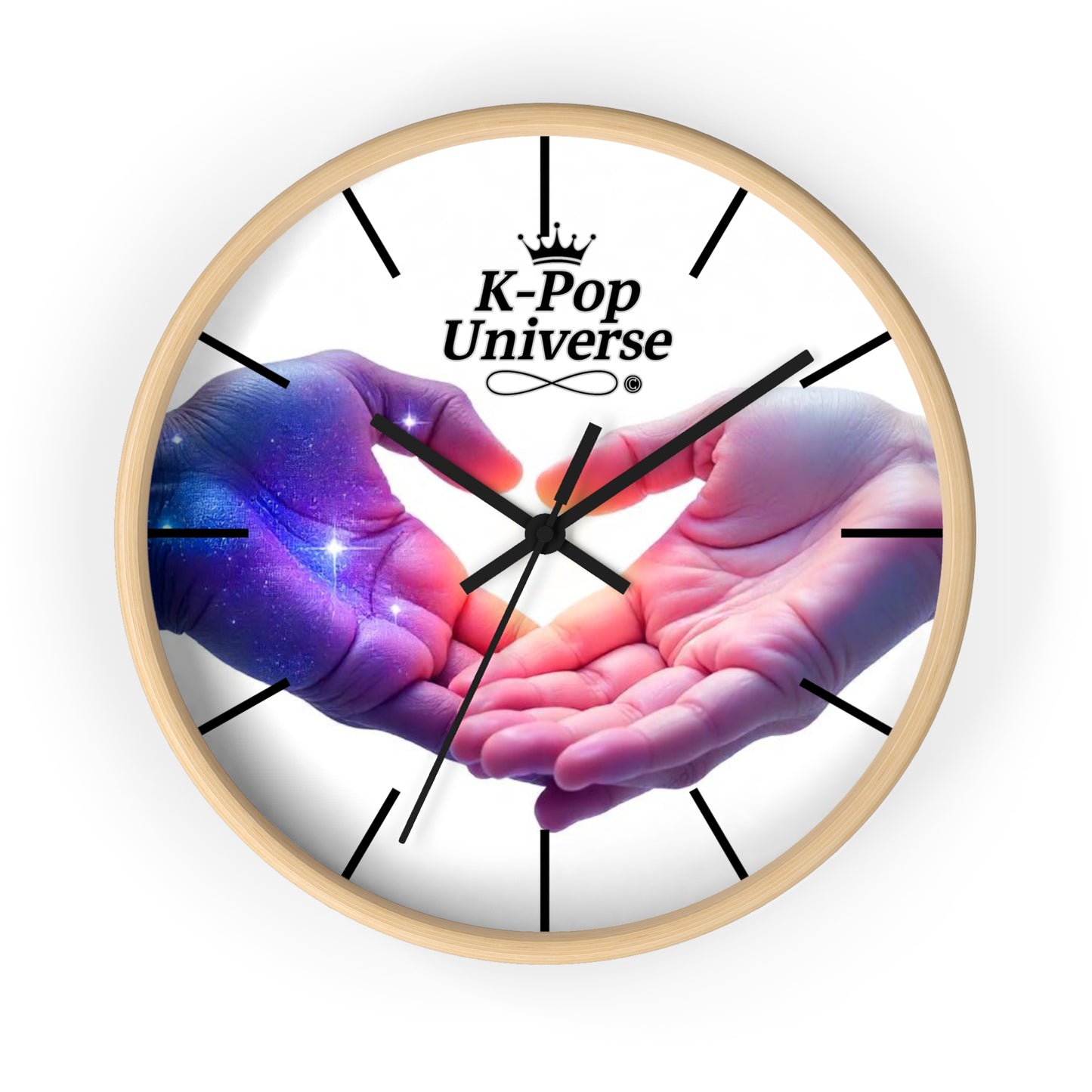 K-Pop Universe Wall Clock | Perfect Gift for Music Lovers, Home Décor, Fan Merchandise, Birthday Present, Room Decoration