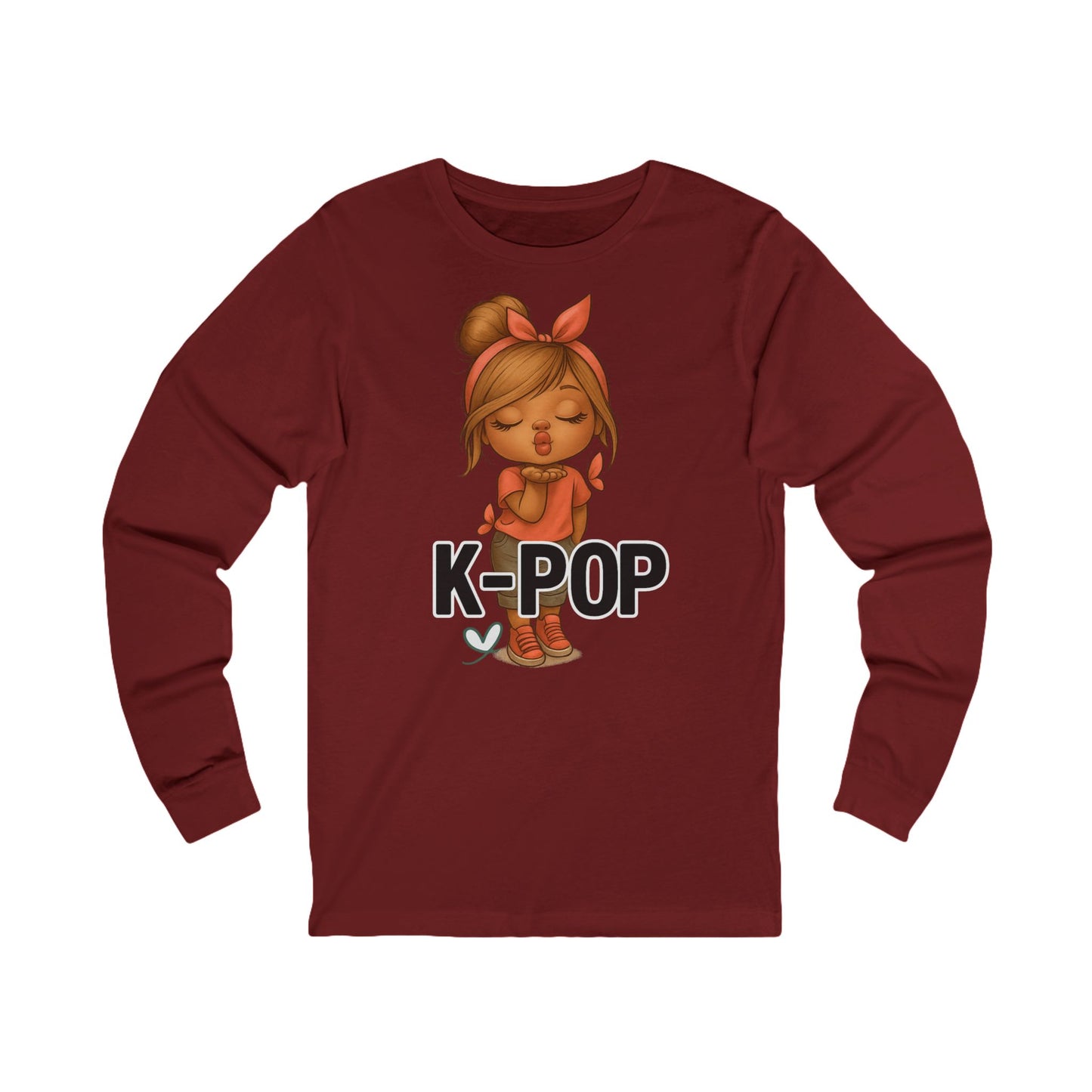 K-Pop Unisex Long Sleeve Tee, Trendy K-Pop Shirt, Perfect Gift for Fans, Music Tee for Concerts, Stylish Everyday Wear