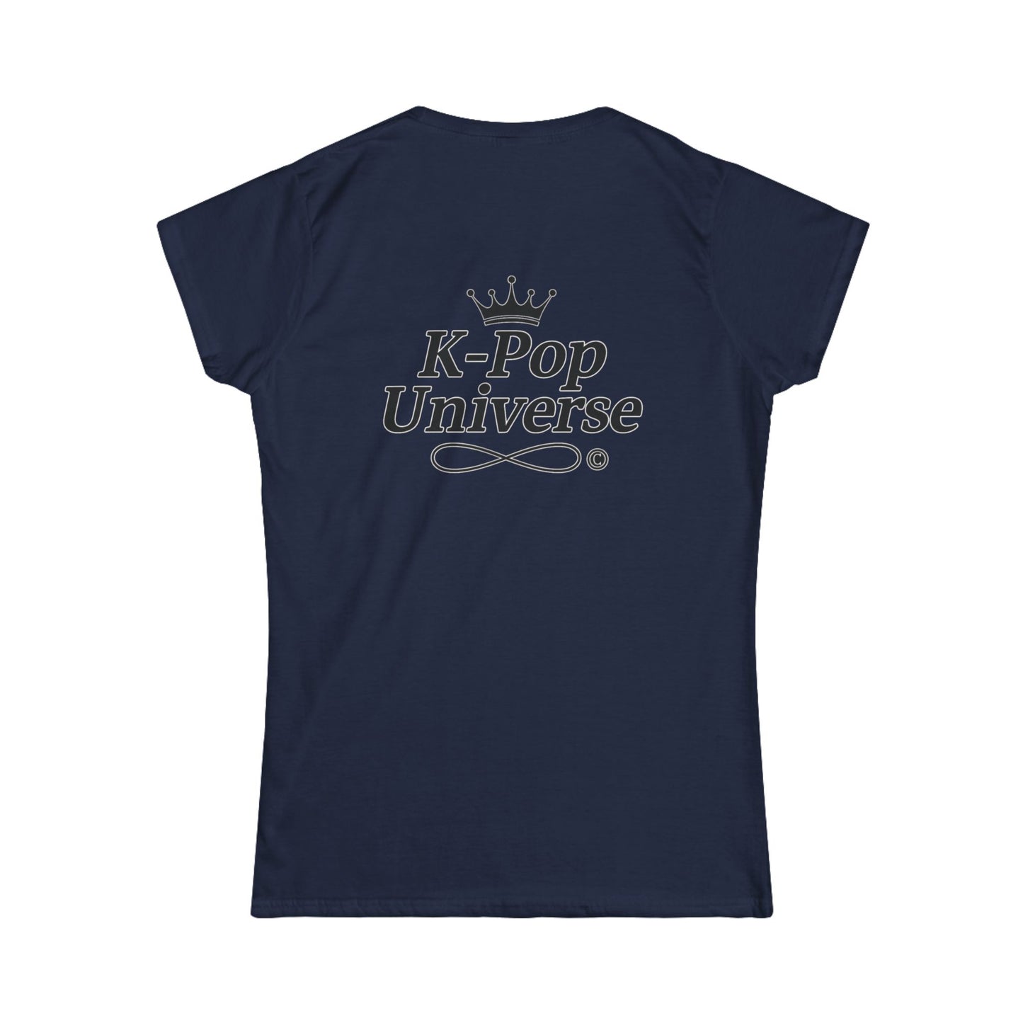 V/BTS/K-Pop Universe Women's Softstyle Tee, Trendy Graphic Tee, Casual K-Pop Shirt, Gift for Fans, Stylish Concert Outfit