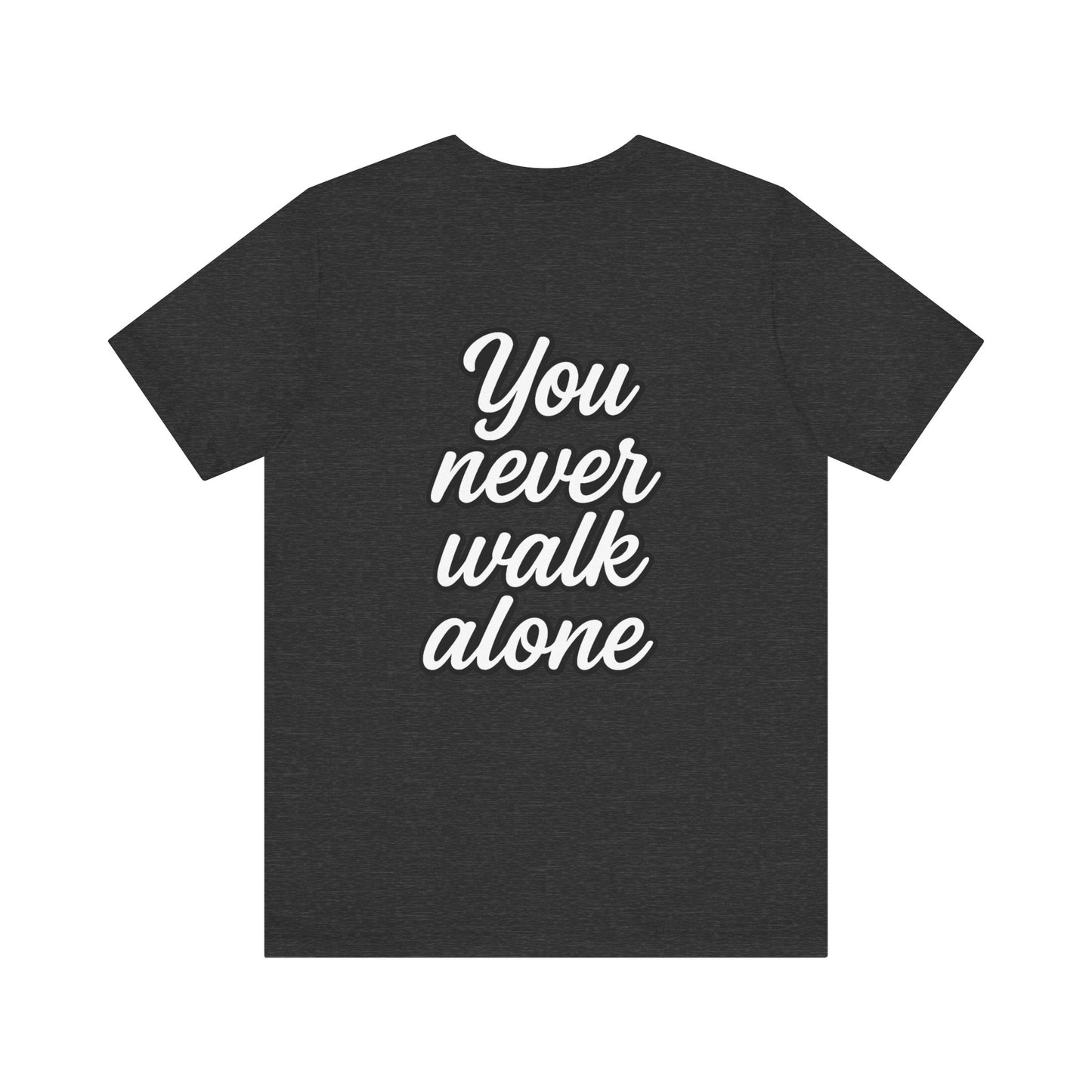 K-Pop Concert Inspired Unisex Tee, Music Lover Gift, Party Tee, You Never Walk Alone Shirt, Fan Merchandise, Festival Outift