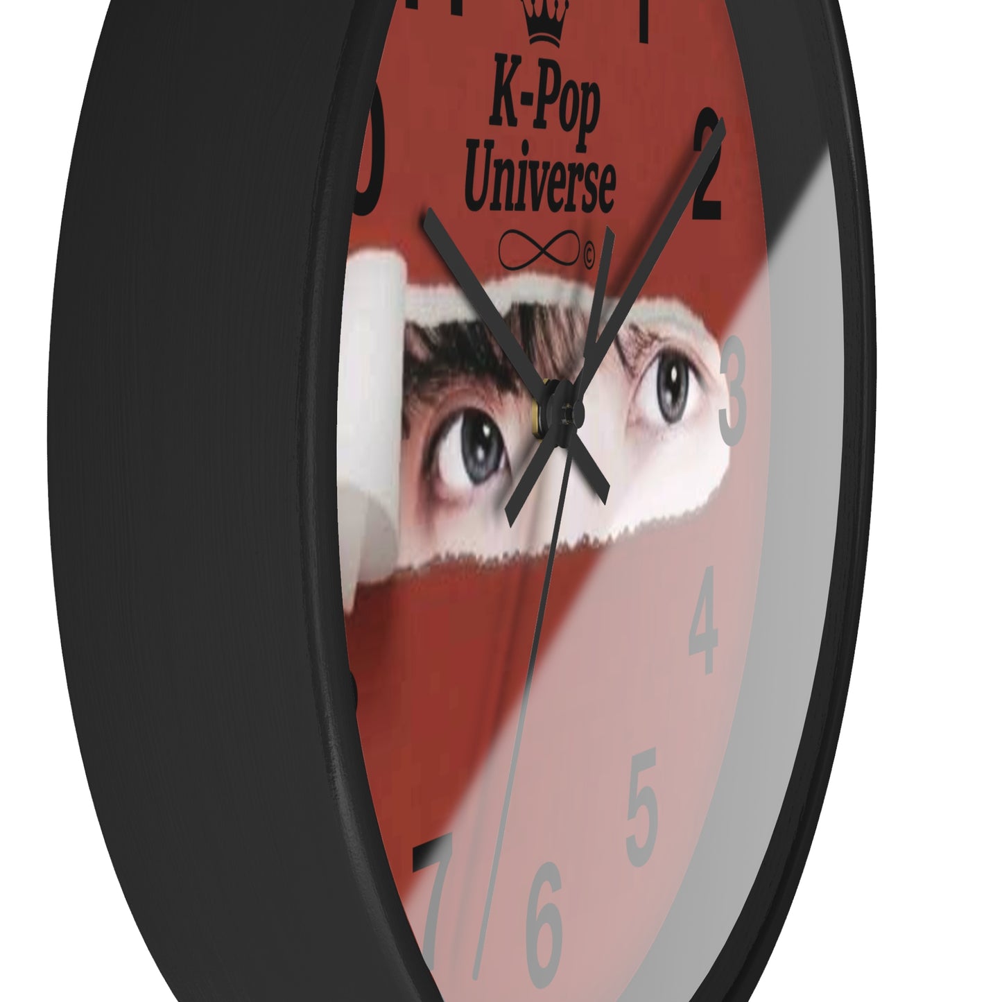 K-Pop Inspired Wall Clock for Fandom Decor, Unique Gift for Fans, Home Office Decor, K-Pop Universe Timepiece, Aesthetic Wall Art/J-Hope/BTS