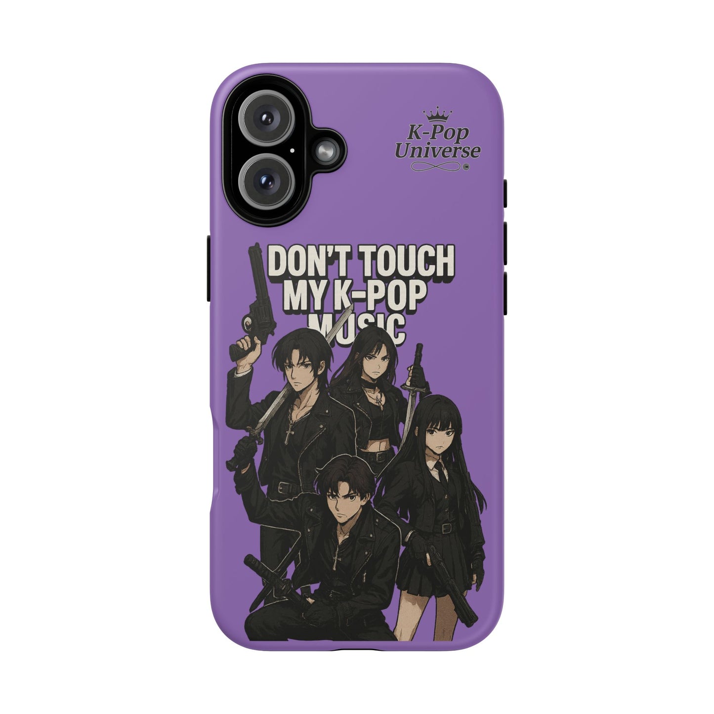 K-Pop Phone Case, Don't Touch My K-Pop Music Cover, Gift for Fans, Cute K-Pop Merchandise, Trending Phone Accessories