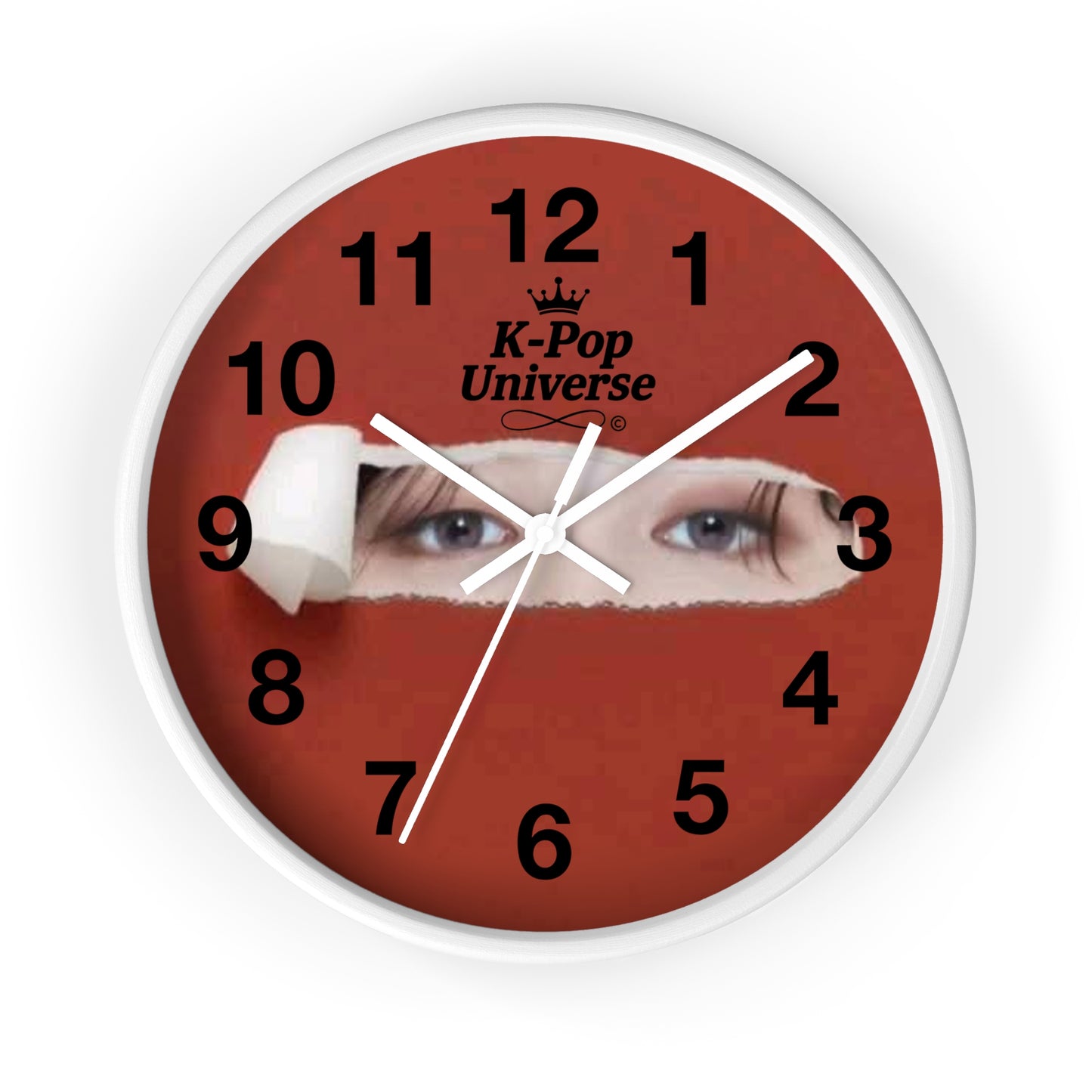 K-Pop Universe Wall Clock, Unique Home Decor, Music Lover Gift, Stylish Timepiece, K-Pop Fan Decor, Room Accent,Jimin /BTS