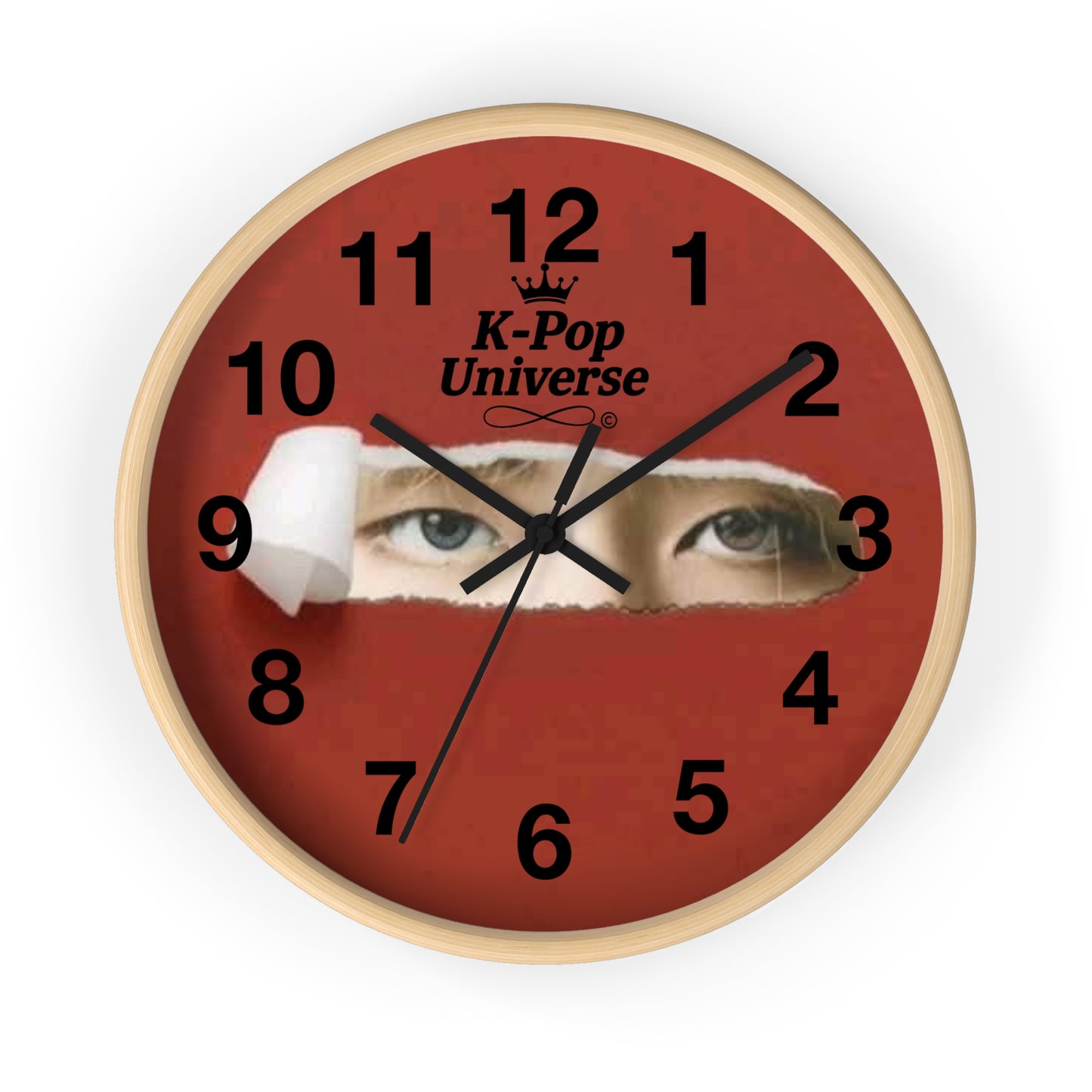 K-Pop Universe Wall Clock, K-Pop Decor, Unique Gift, Home Decoration, Music Lover Accessory, Trendy Wall Art, Kim TAEHYUNG/BTS