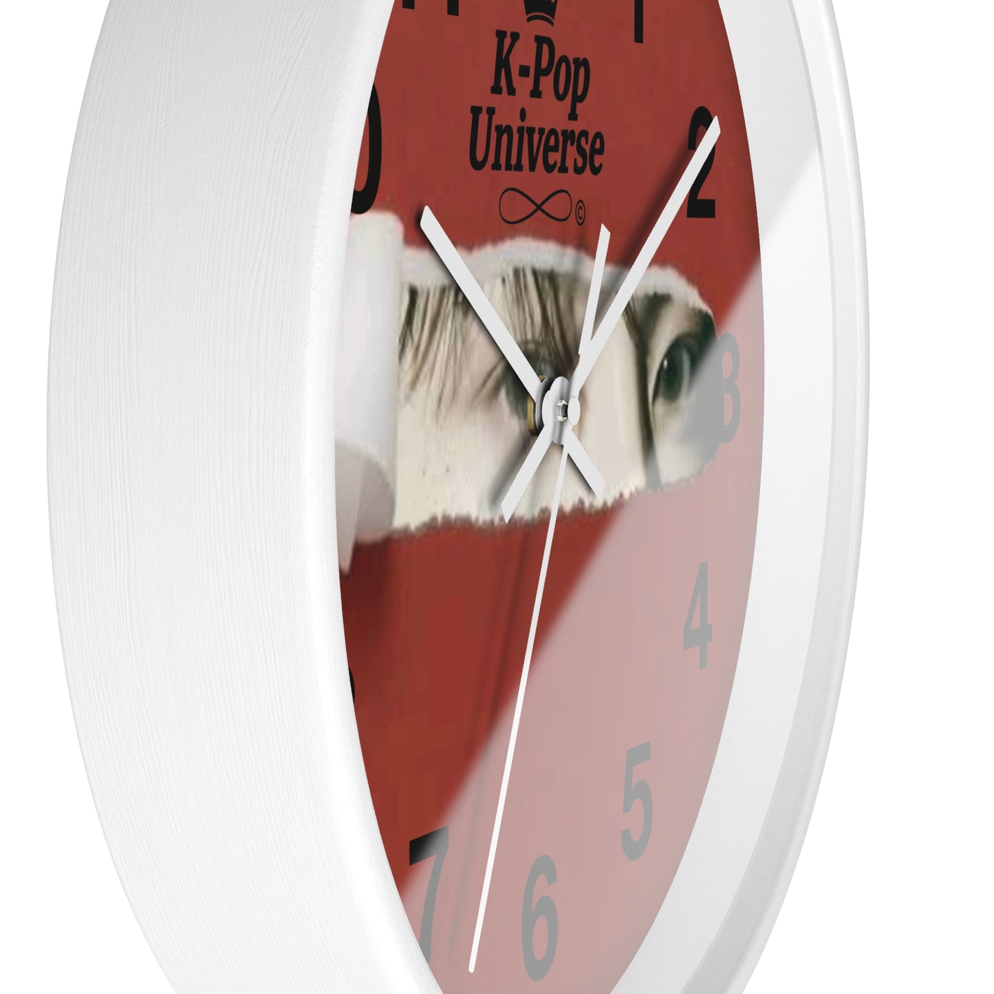 Wall Clock JK BTS/K-POPK-Pop Universe Wall Clock, K-Pop Decor, Unique Gift, Home Decoration, Music Lover Accessory, Trendy Wall Art
