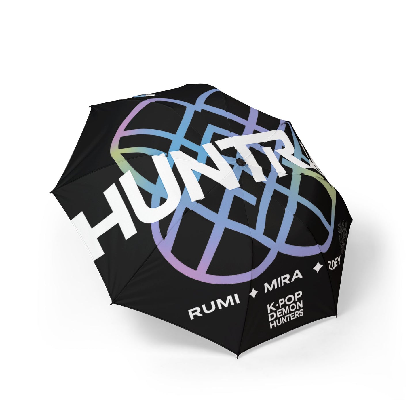 K-Pop Inspired Foldable Umbrella, Portable Umbrella, Festival Gear, Gift for Fans, Summer Essentials, Travel Accessory, Huntrax, k-pop démon hunters