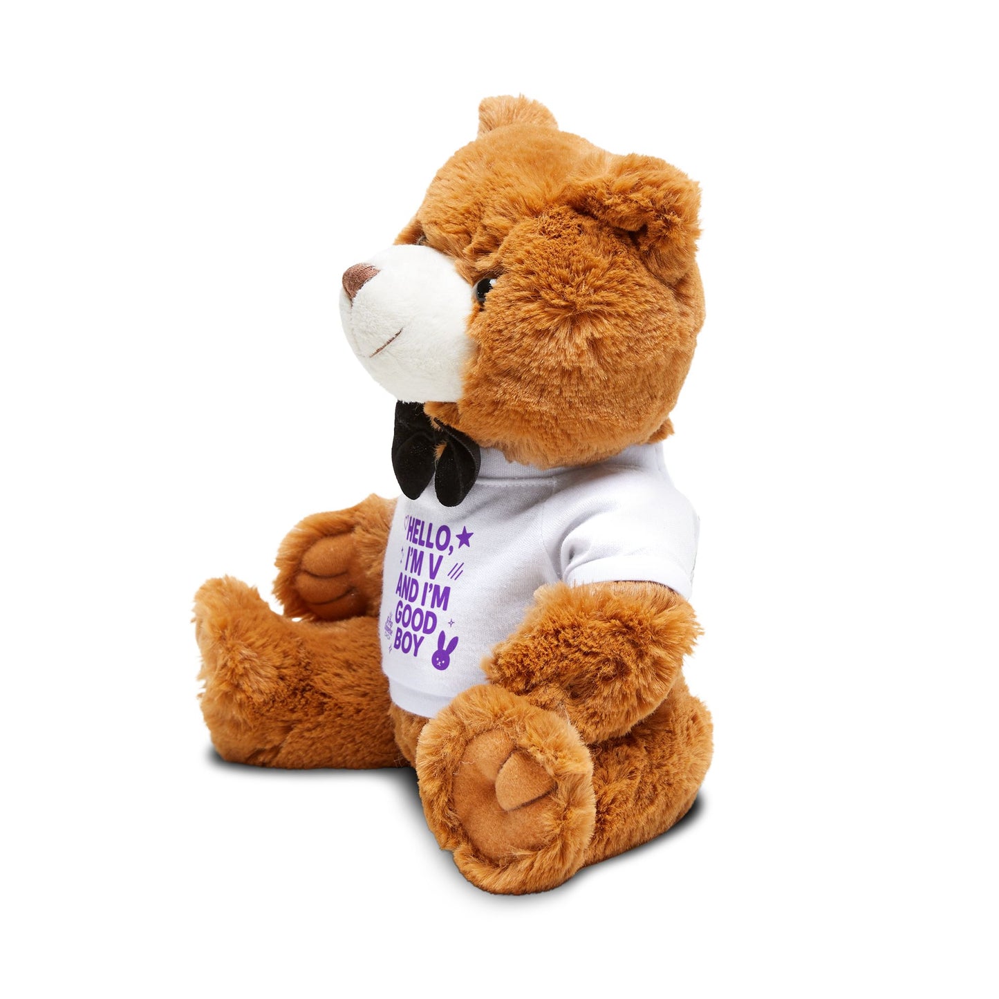 Cuddly Teddy Bear with T-Shirt, Adorable Gift for Kids, Cute Home Decor, Perfect for Birthdays, Celebrations, or Baby Showers