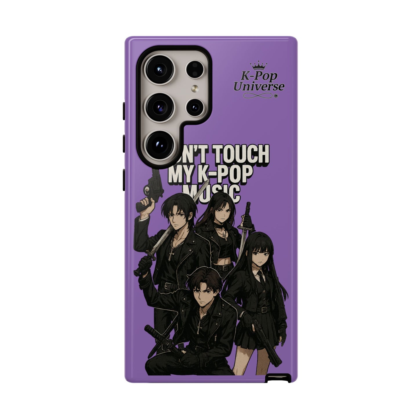 K-Pop Phone Case, Don't Touch My K-Pop Music Cover, Gift for Fans, Cute K-Pop Merchandise, Trending Phone Accessories