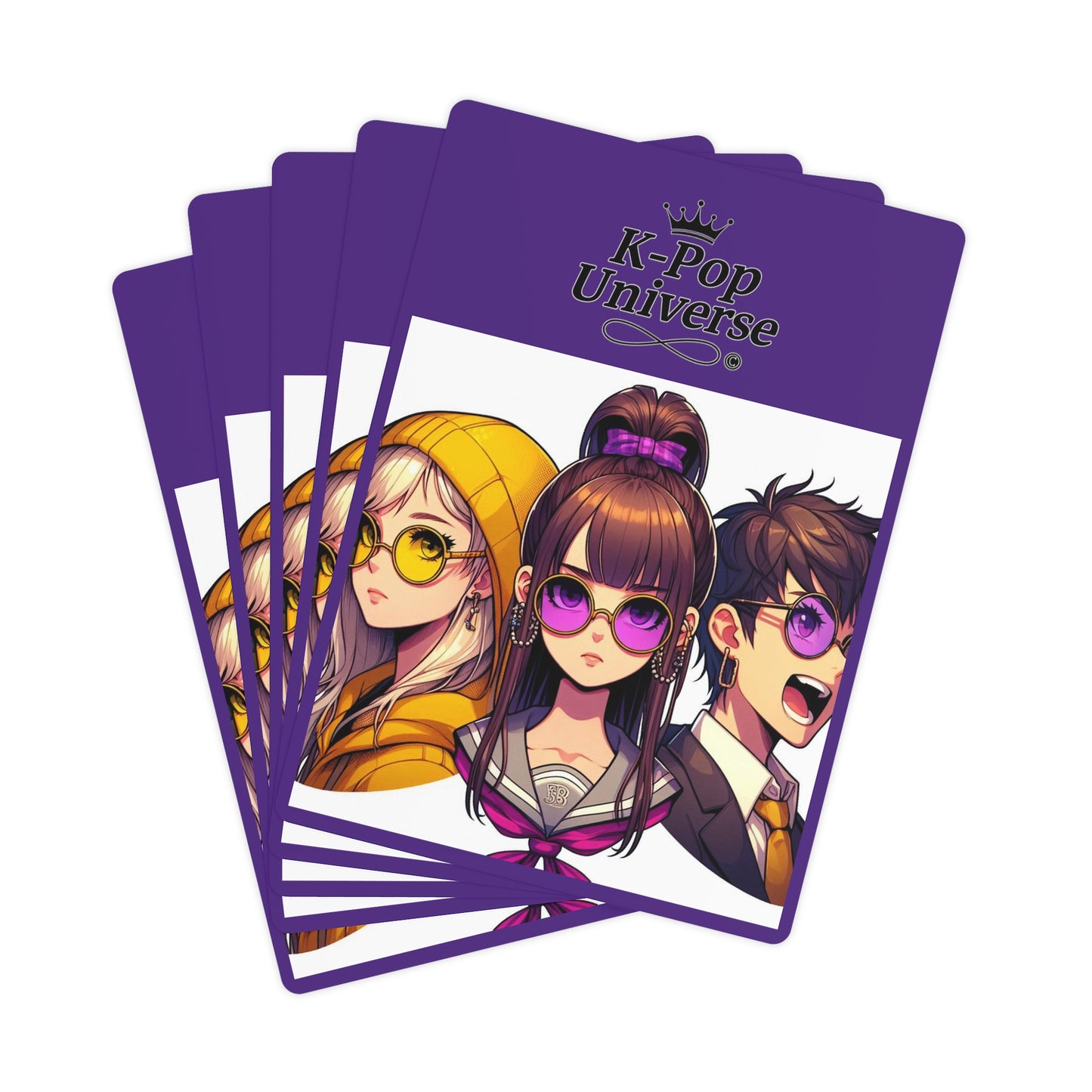 K-Pop Themed Poker Cards, Card Games, Gift for Gamers, Collectible Playing Cards, Fun Party Games, Unique Deck for Friends, k-pop universe,#nelvkpop