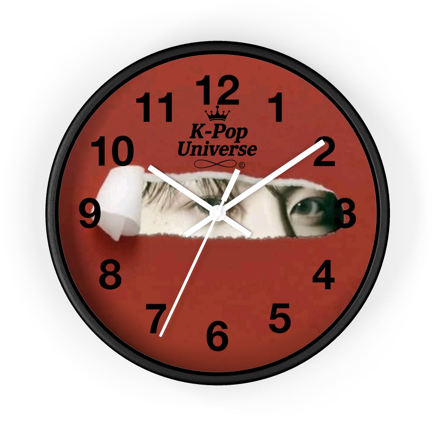 Wall Clock JK BTS/K-POPK-Pop Universe Wall Clock, K-Pop Decor, Unique Gift, Home Decoration, Music Lover Accessory, Trendy Wall Art